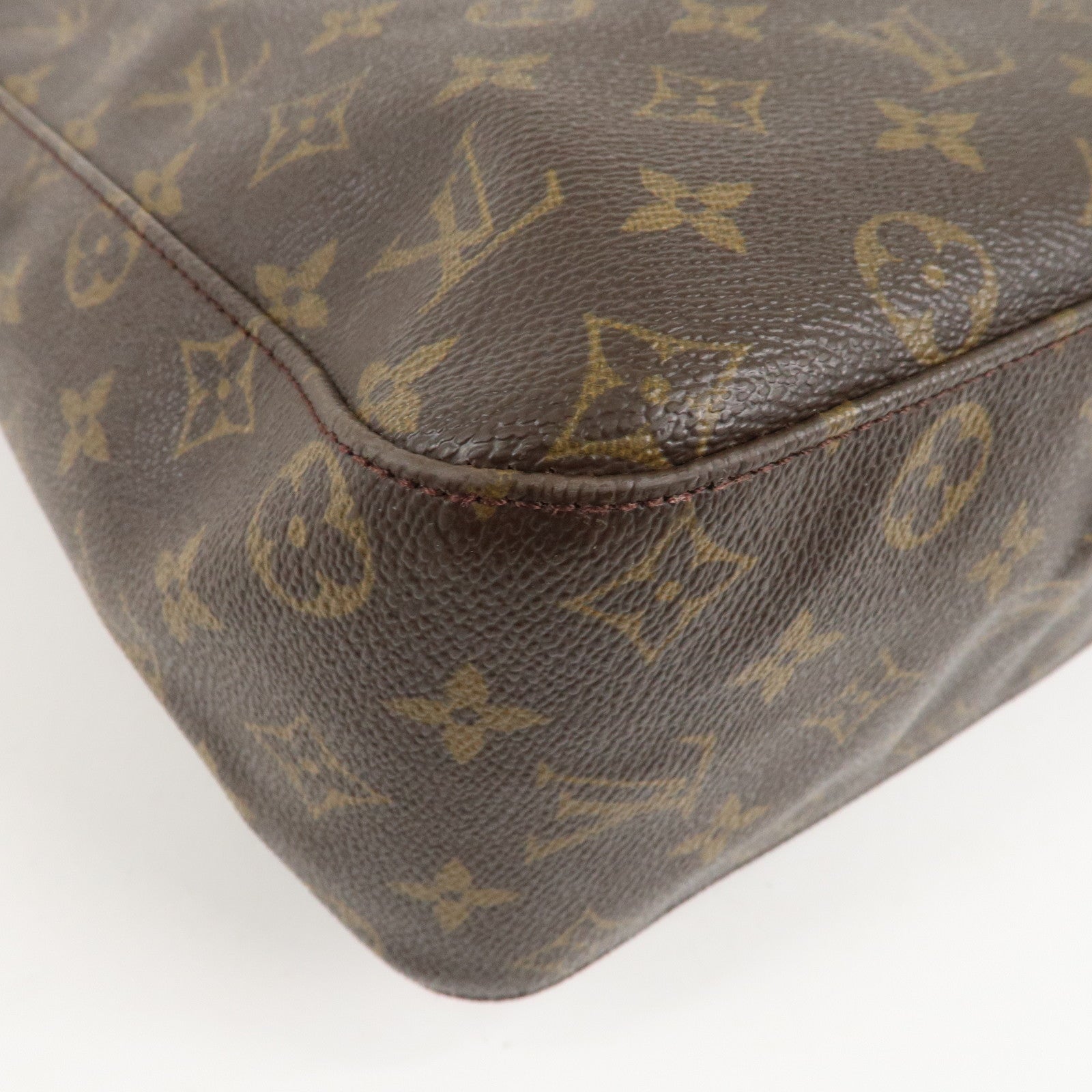 Louis Vuitton Monogram Looping GM Shoulder Bag Brown M51145