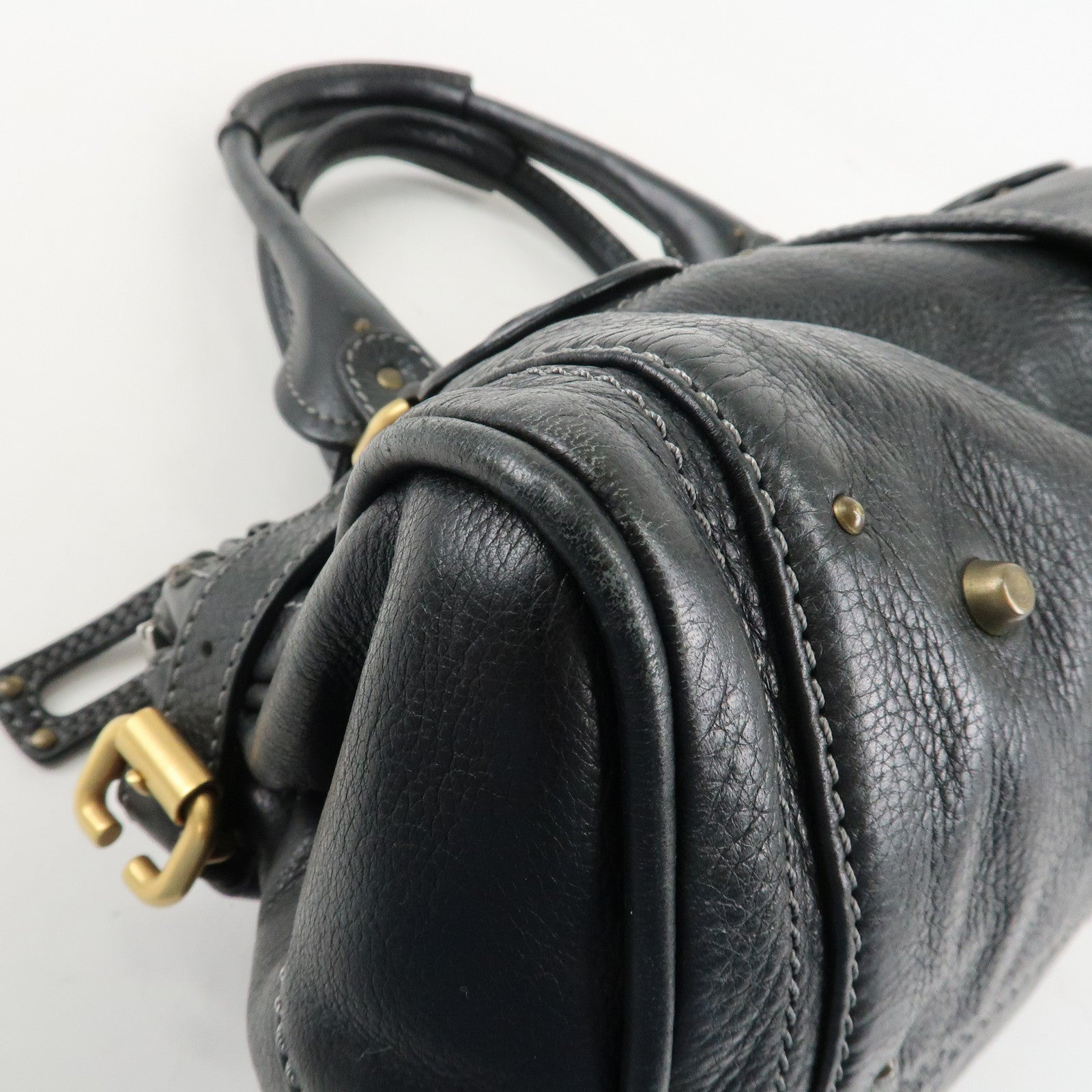 Chloe Paddington Leather Hand Bag Shoulder Bag Medium Used