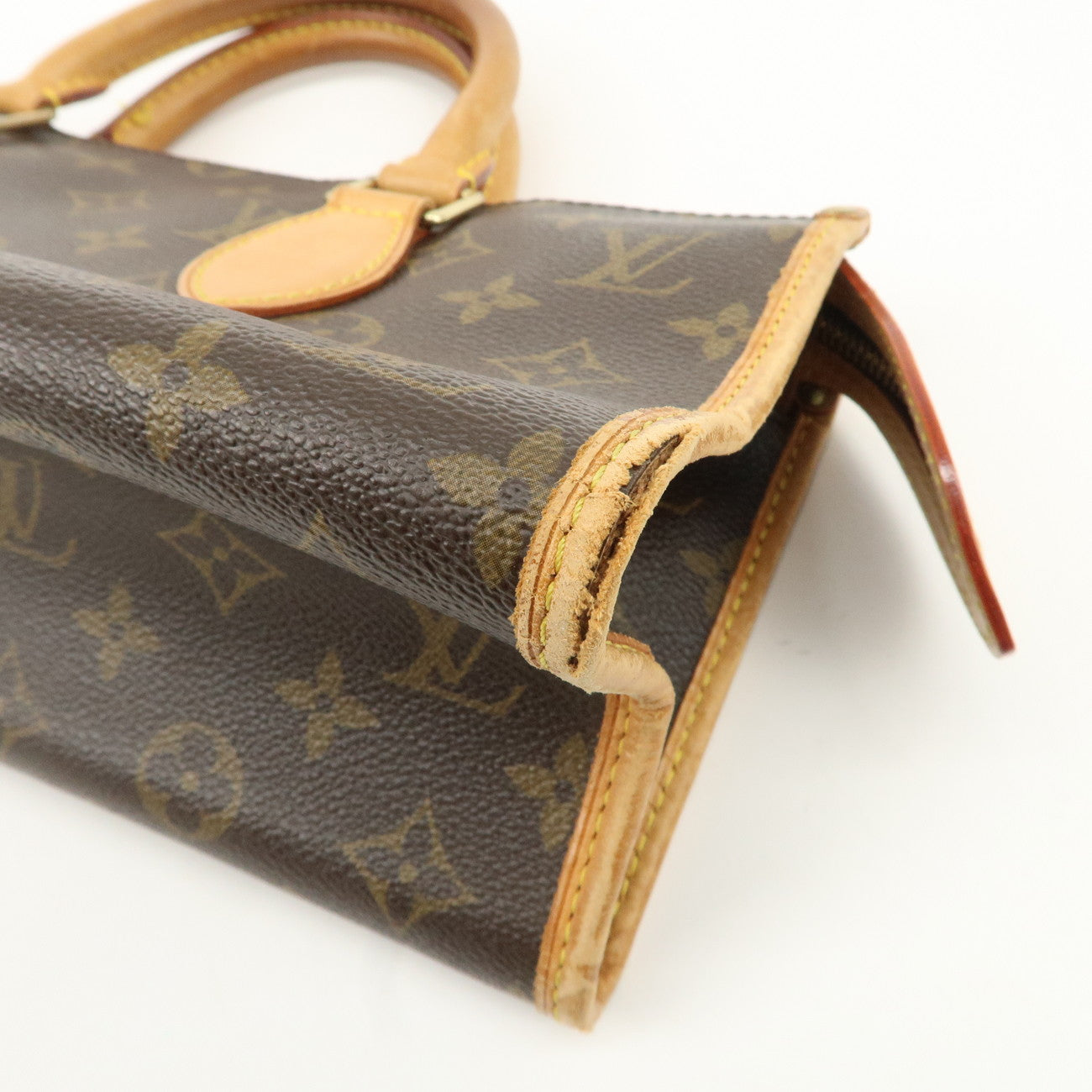 Louis Vuitton Monogram Popincourt Hand Bag Brown M40009