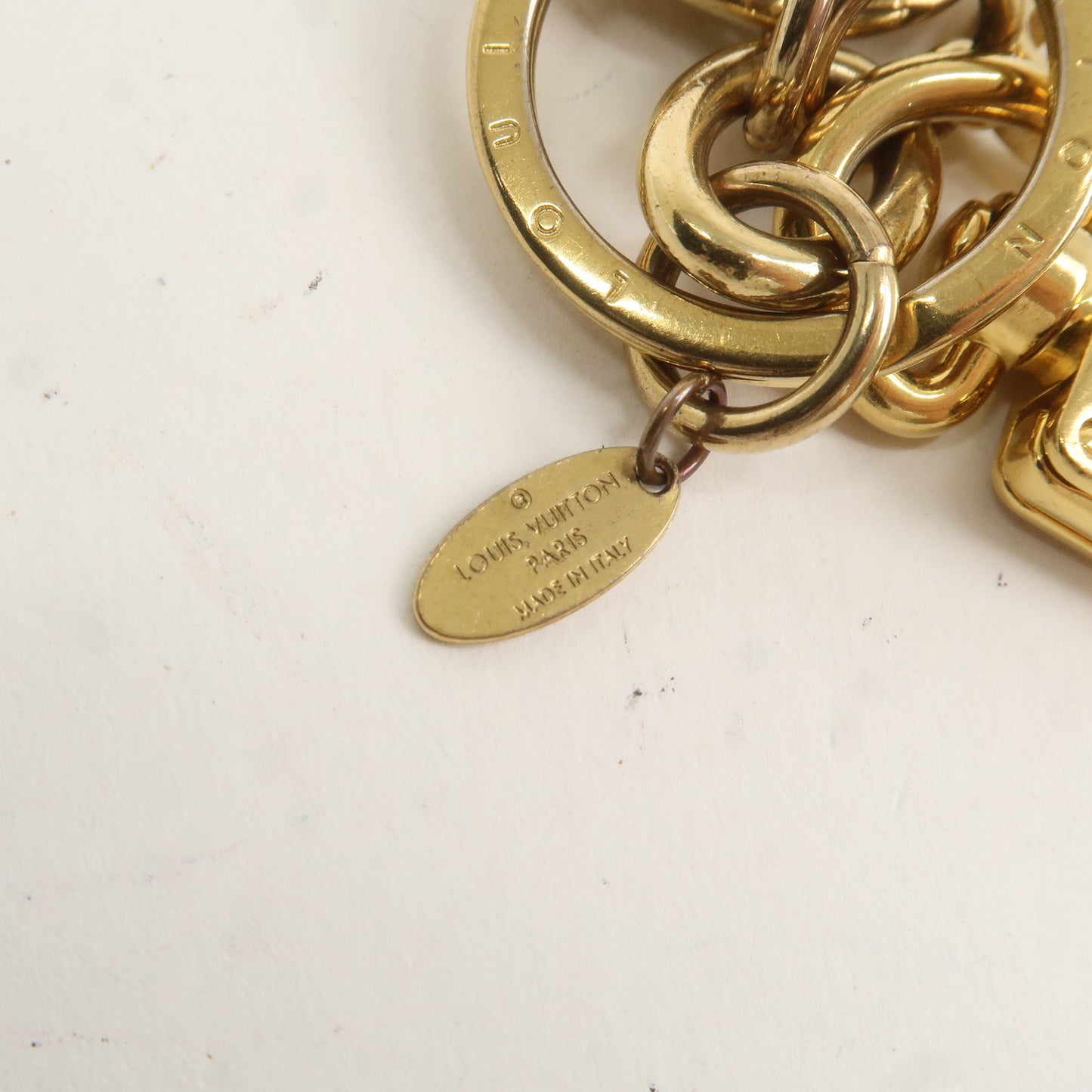 Louis Vuitton Porte Cles Maison Bag Charm Key Charm Gold M65086