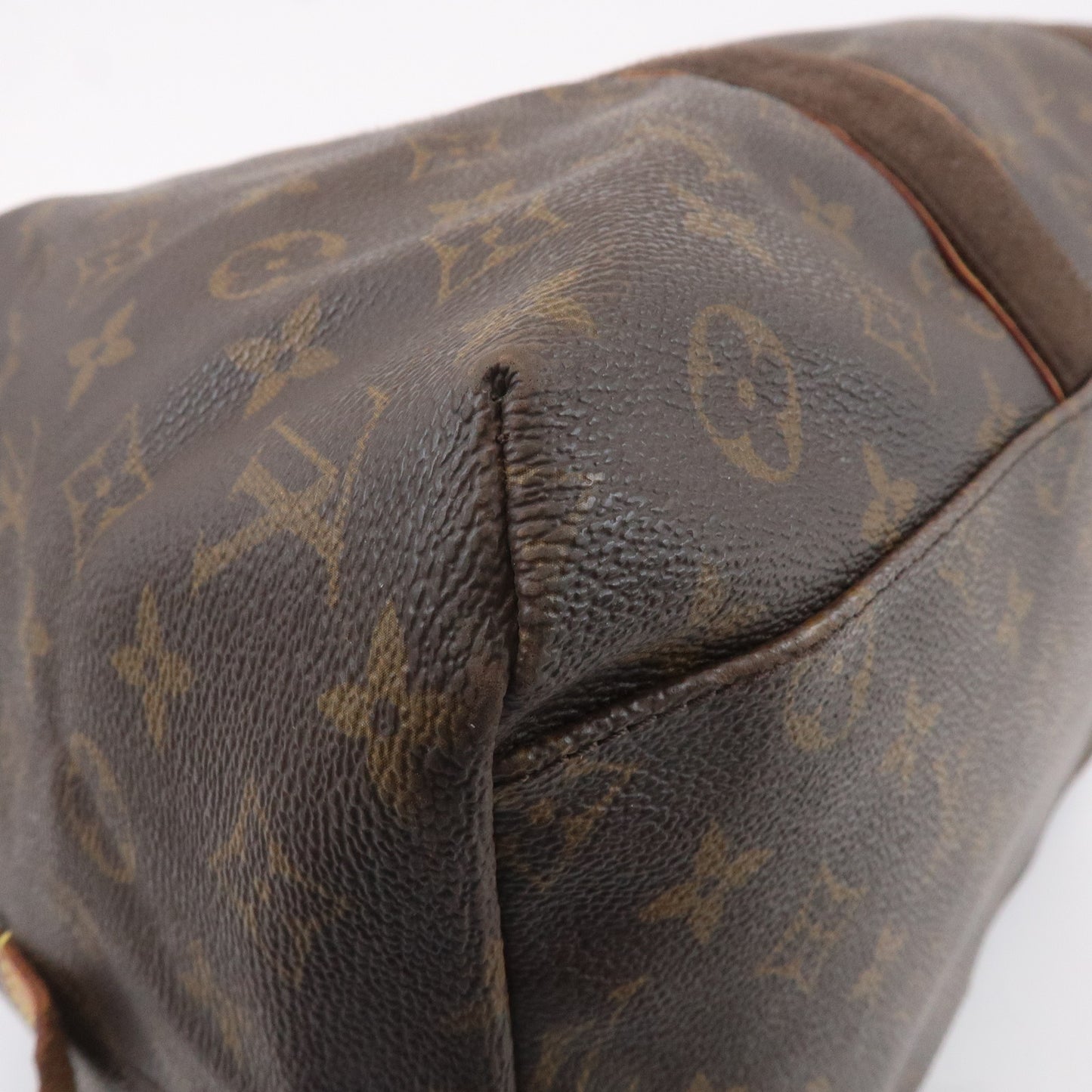 Louis Vuitton Monogram Weekender MM Boston Bag Brown M40476