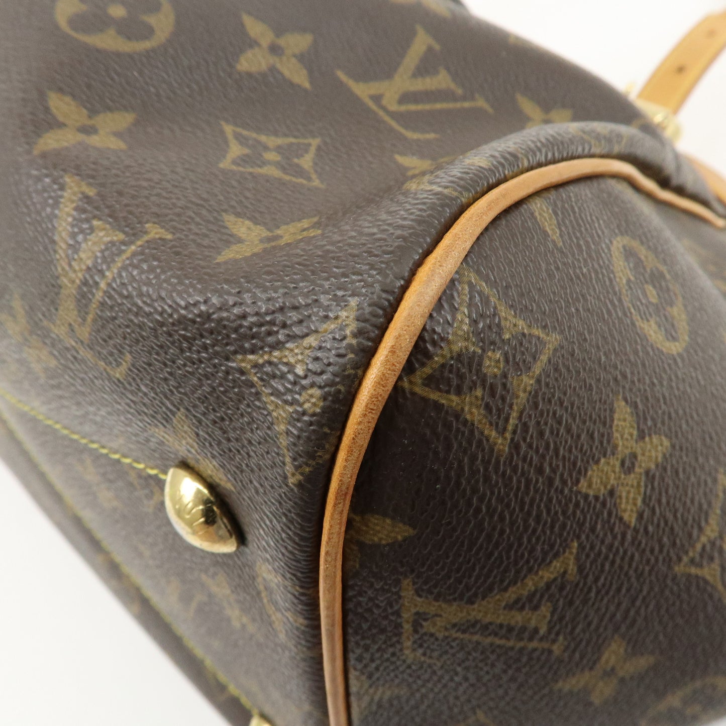 Louis Vuitton Monogram Tivoli GM Shoulder Bag Brown M40144