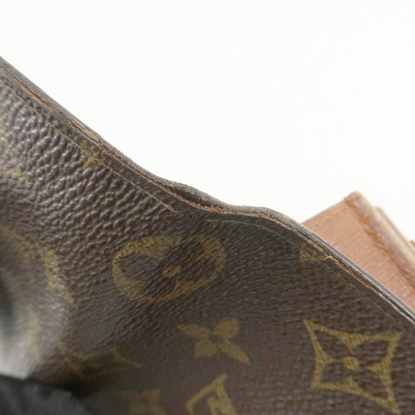 Louis Vuitton Monogram Set of 2 Long Wallet Brown M61723 Used