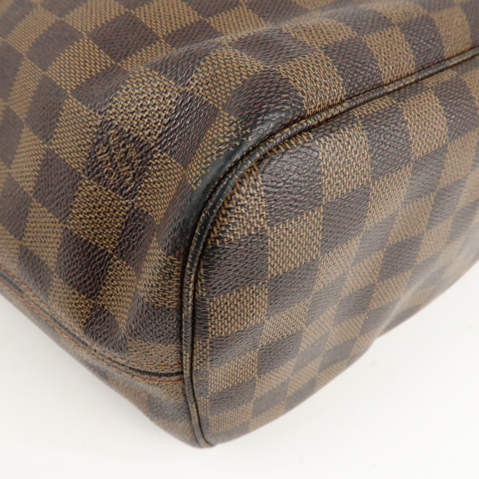 Louis Vuitton Damier Neverfull MM Tote Bag Damier Ebene N51105