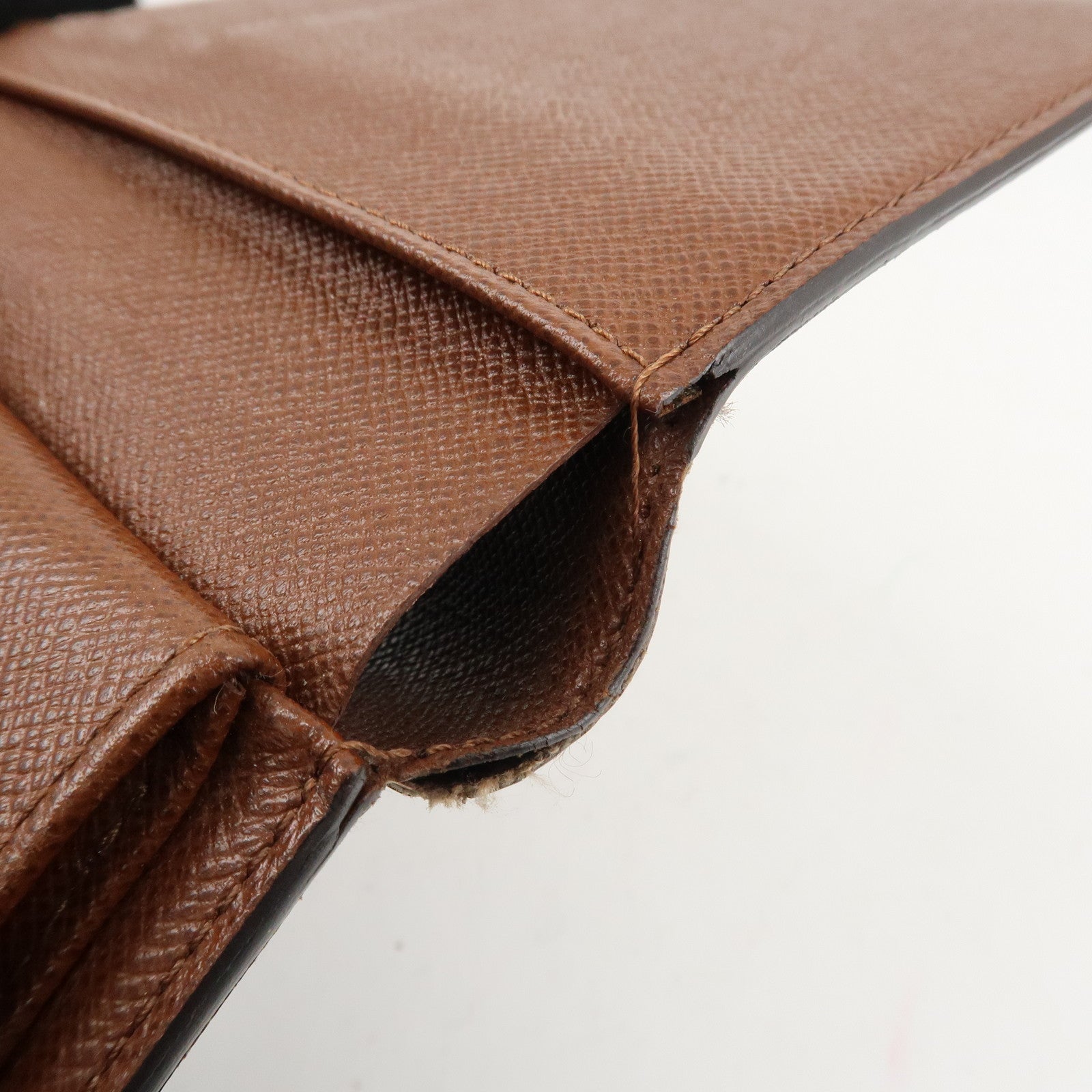 Louis Vuitton Monogram Set of 2 Bi-fold Wallet Brown M61202 Used