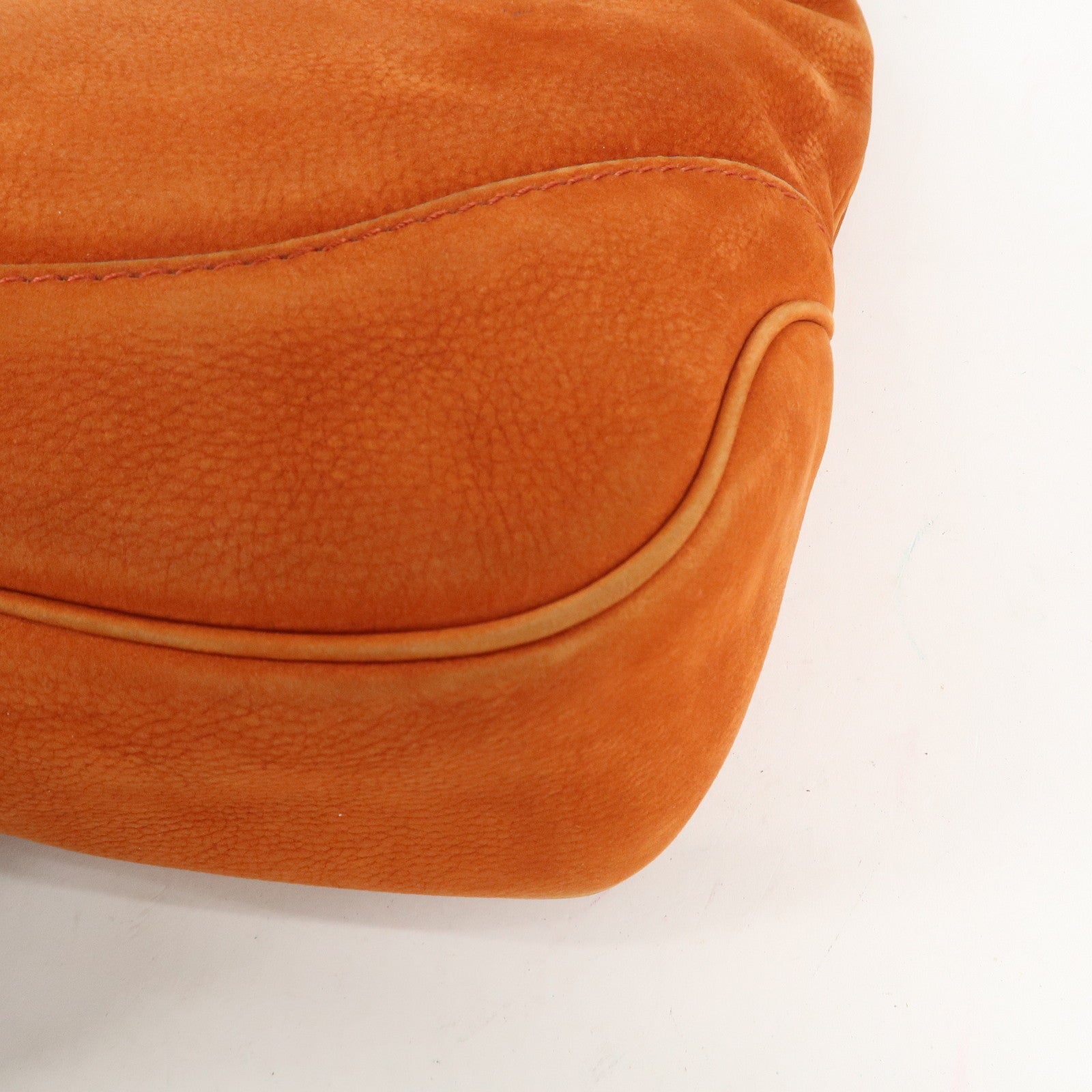 GUCCI New Jackie Suede Shoulder Bag  Orange 277520 Used