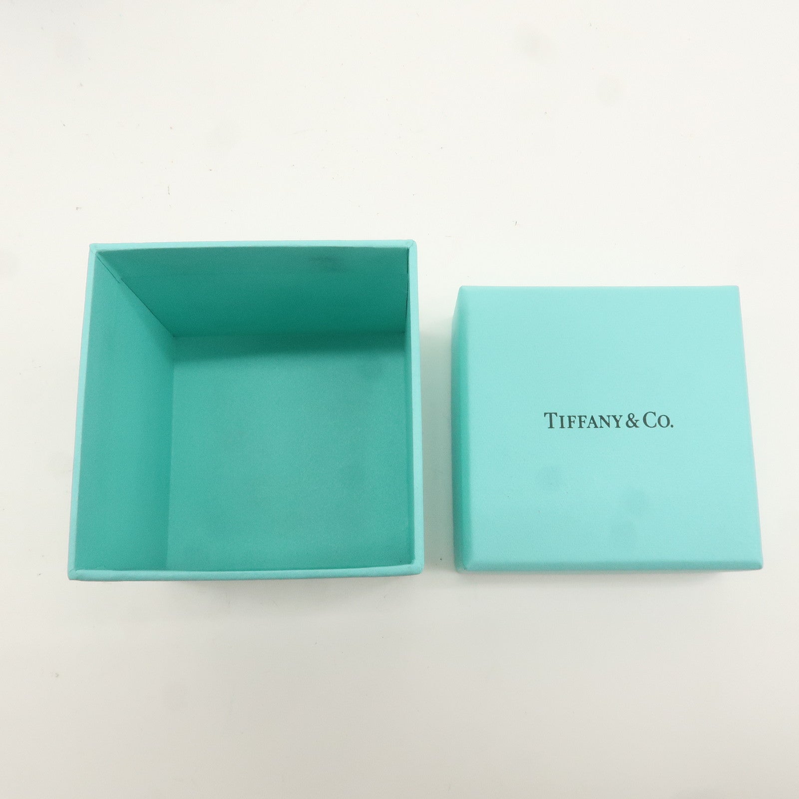 Tiffany&Co. Set of 2 Jewelry Box For Pair Rings Tiffany Blue