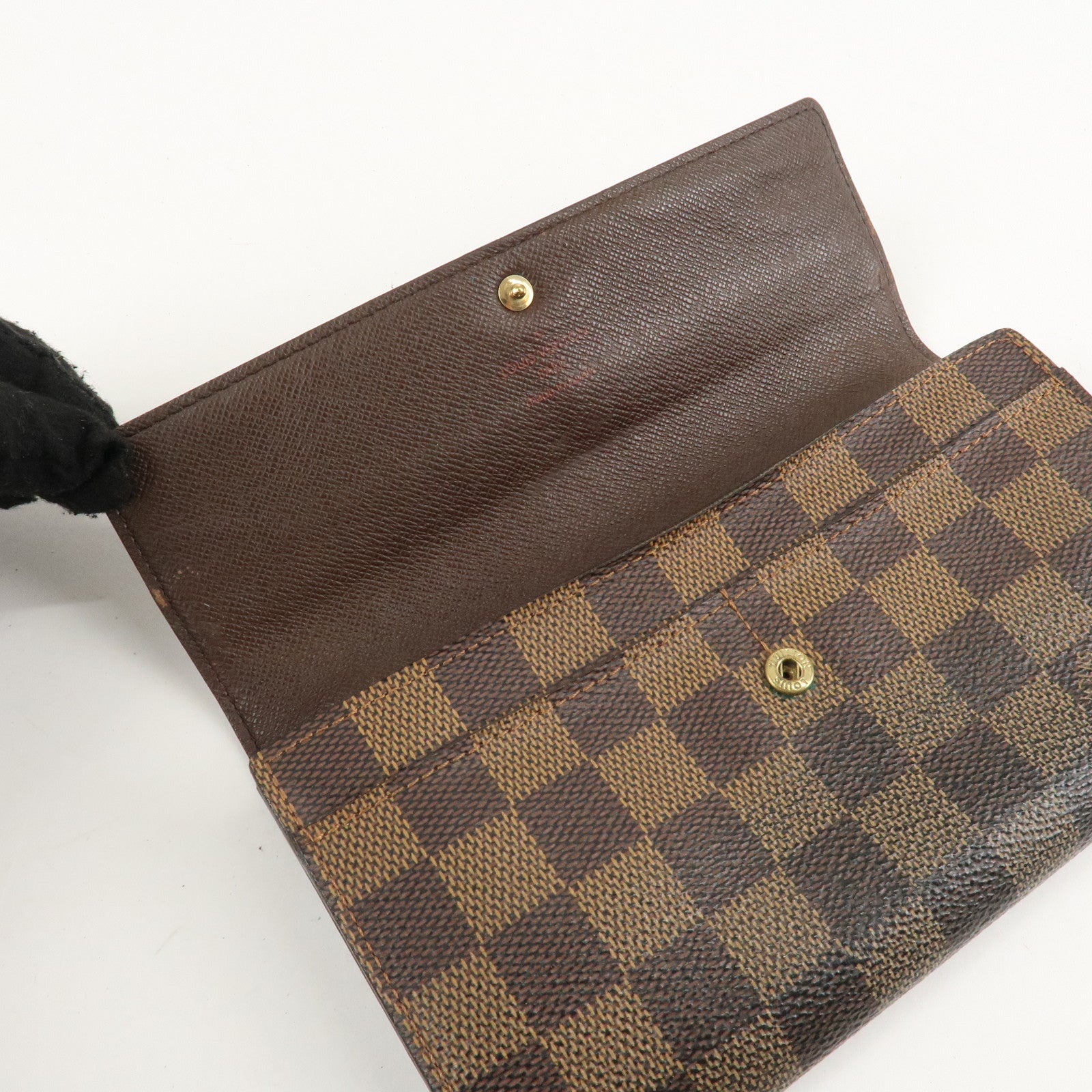 Louis Vuitton Damier Porte Monnaie Cult Credit Long Wallet N61724