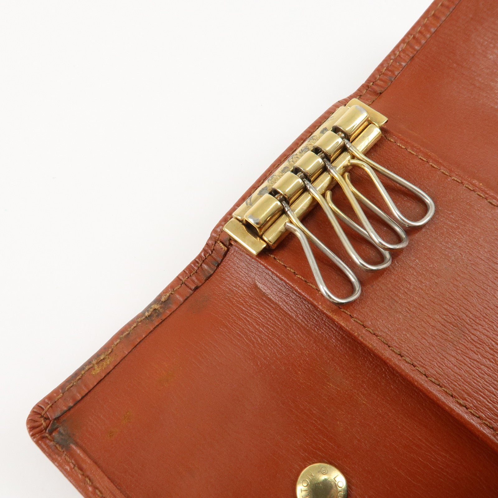 Louis Vuitton Epi Set of 2 Key Case M63823 M6381D Used