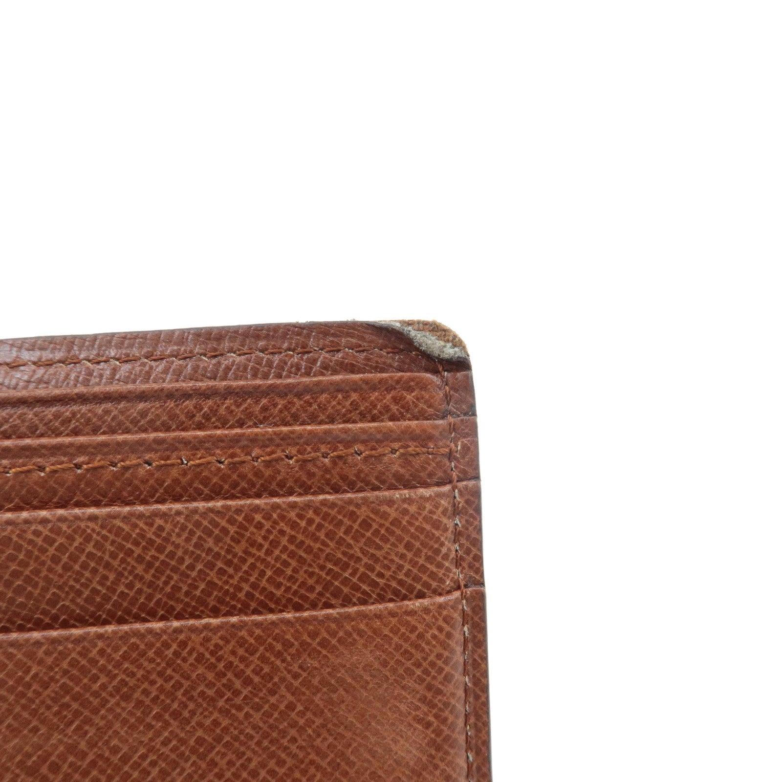 Louis Vuitton Monogram Porte Billets Carte Credit Brown M60879 Used
