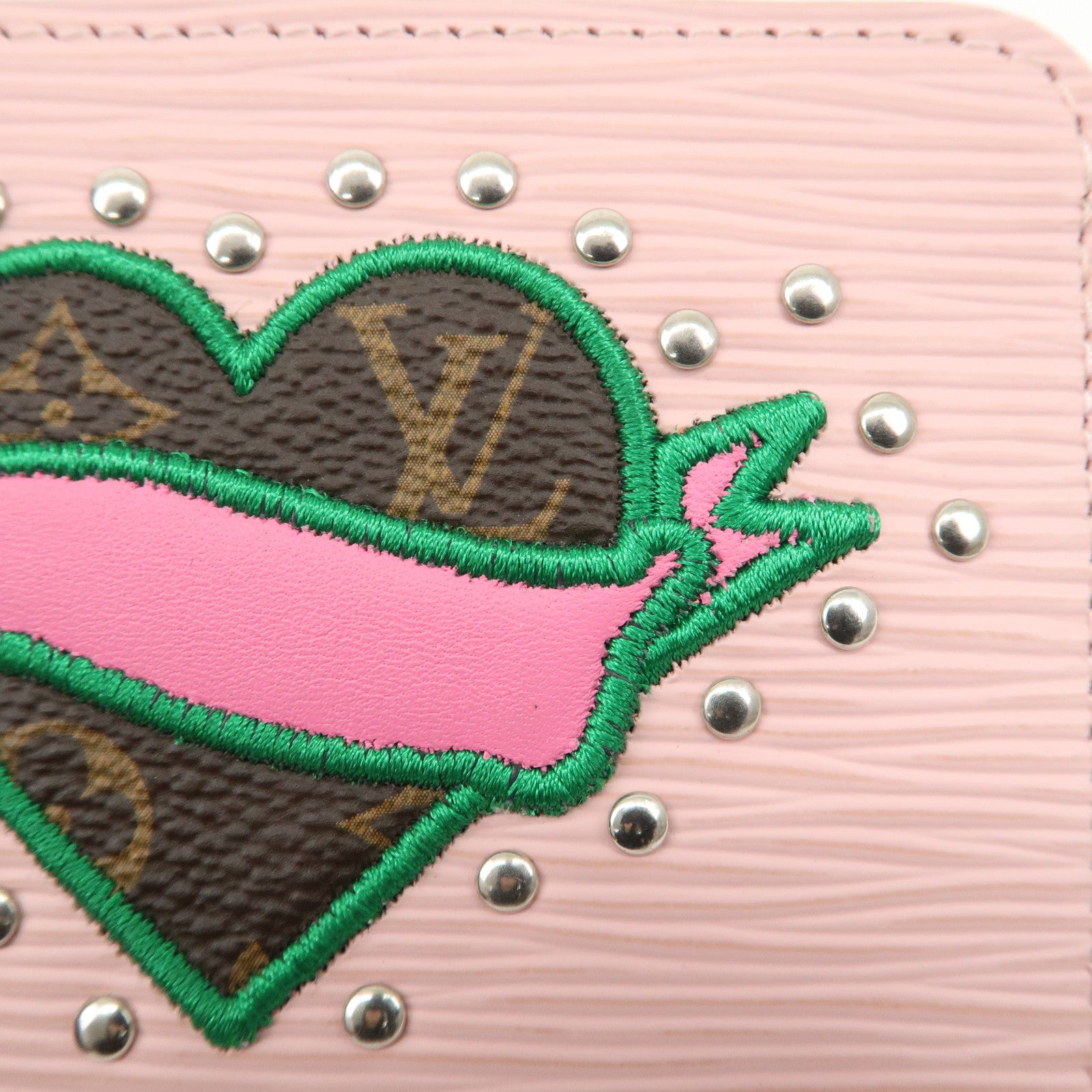 Louis Vuitton Epi LV Stories Zippy Coin Case Rose Ballerine M63723