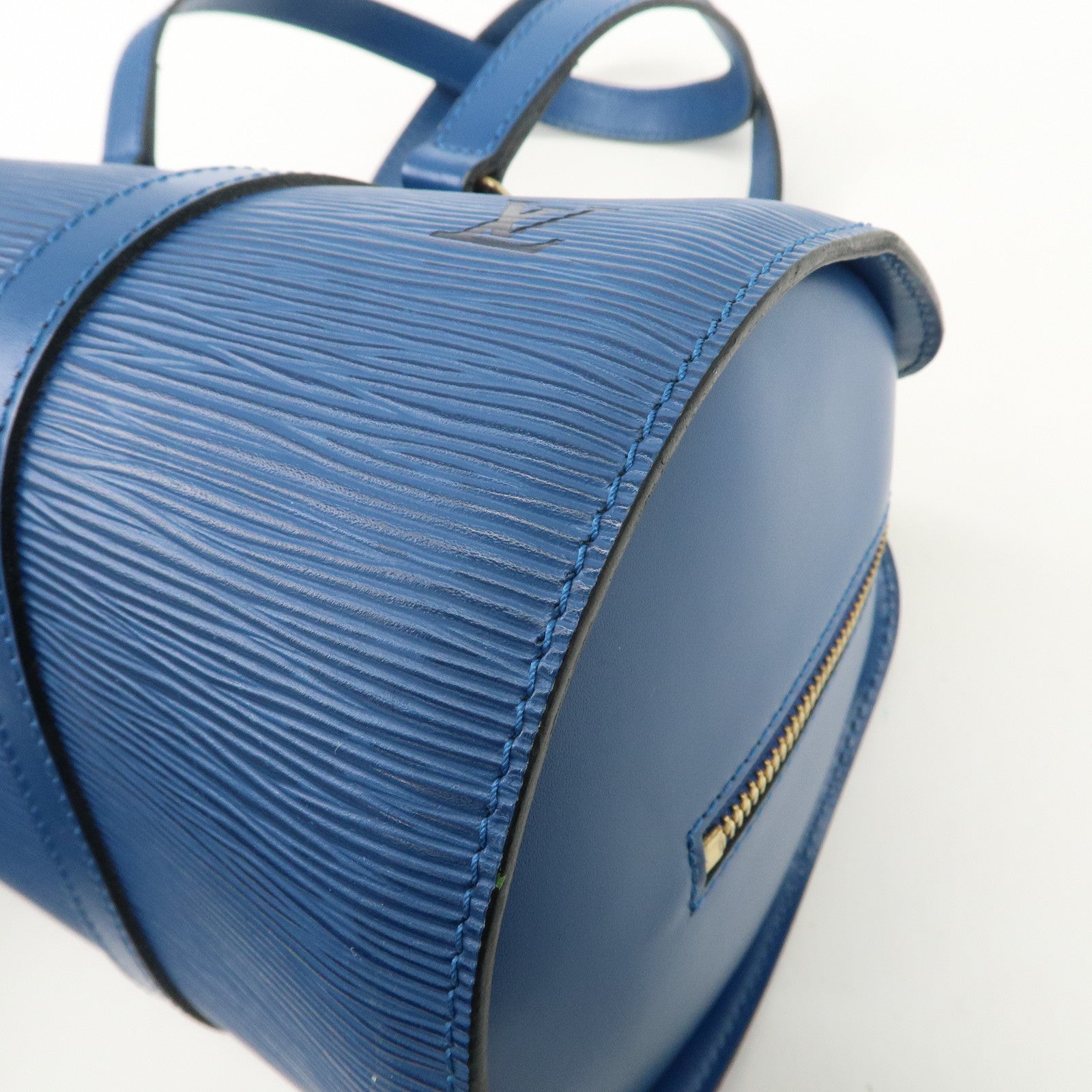 Louis Vuitton Epi Soufflot Shoulder Bag Hand Bag Blue M52222 Used
