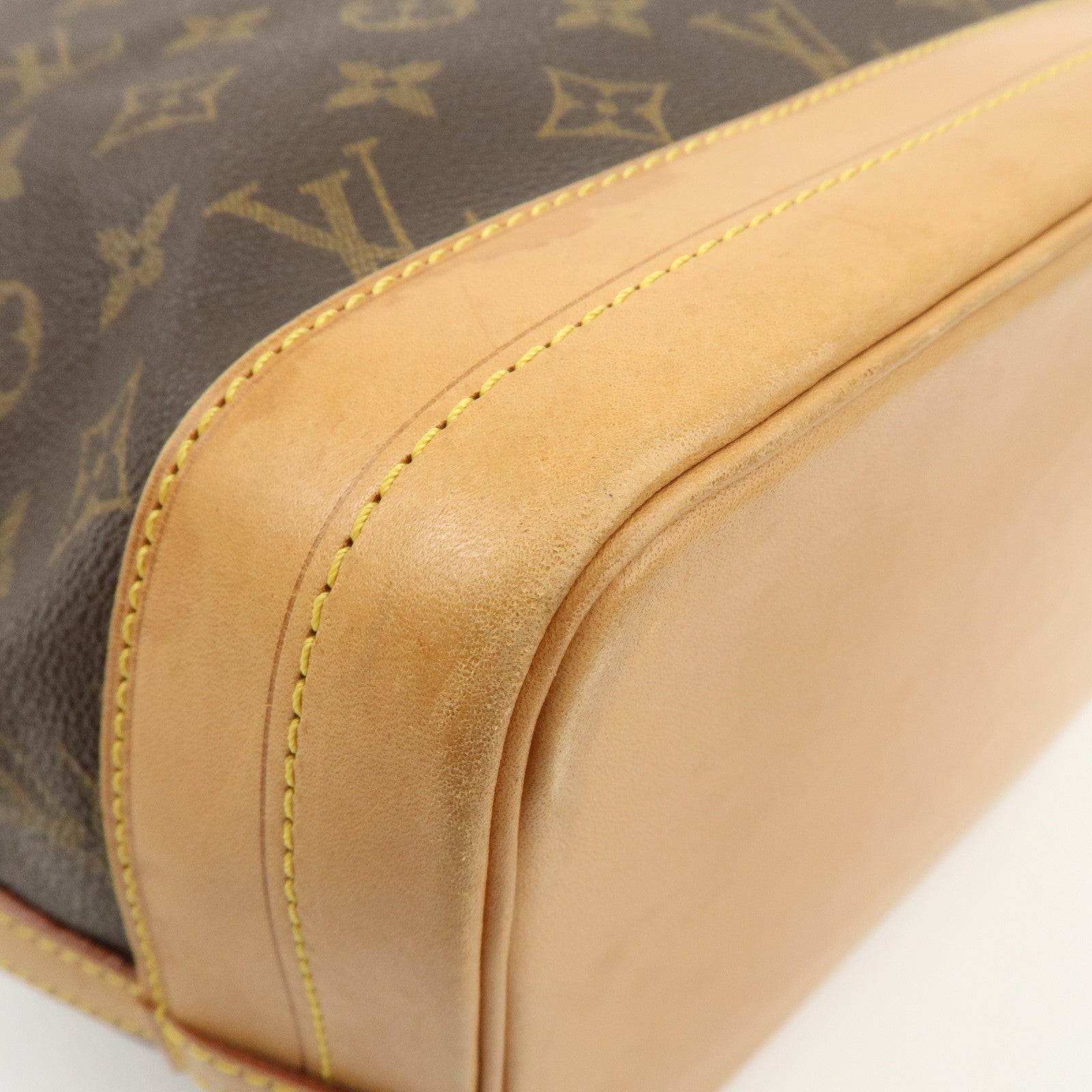 Louis Vuitton Monogram Noe Shoulder Bag Hand Bag Brown M42224 Used