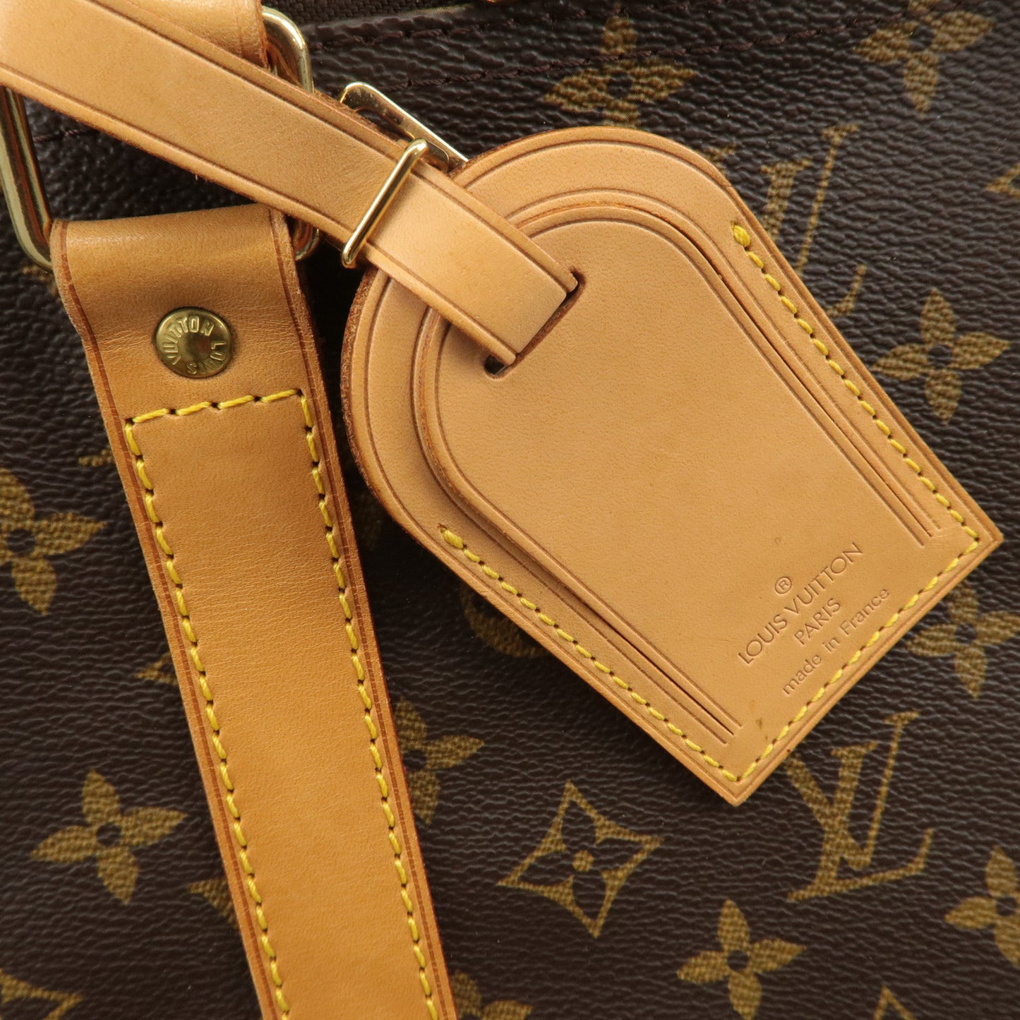 Louis Vuitton Monogram Keep All Bandouliere 60 Bag Brown M41412