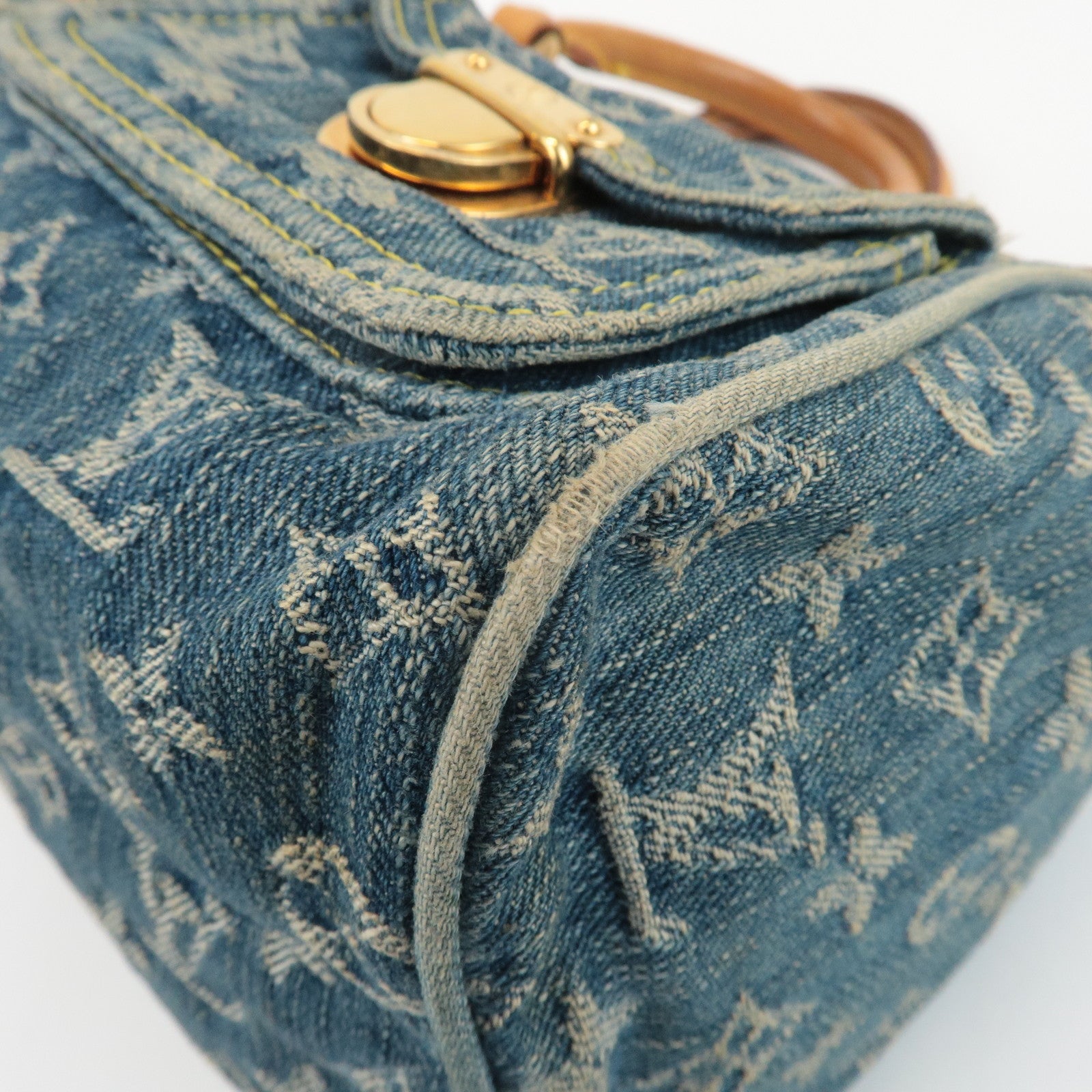 Louis Vuitton Monogram Denim Neo Speedy Boston Bag Blue M95019