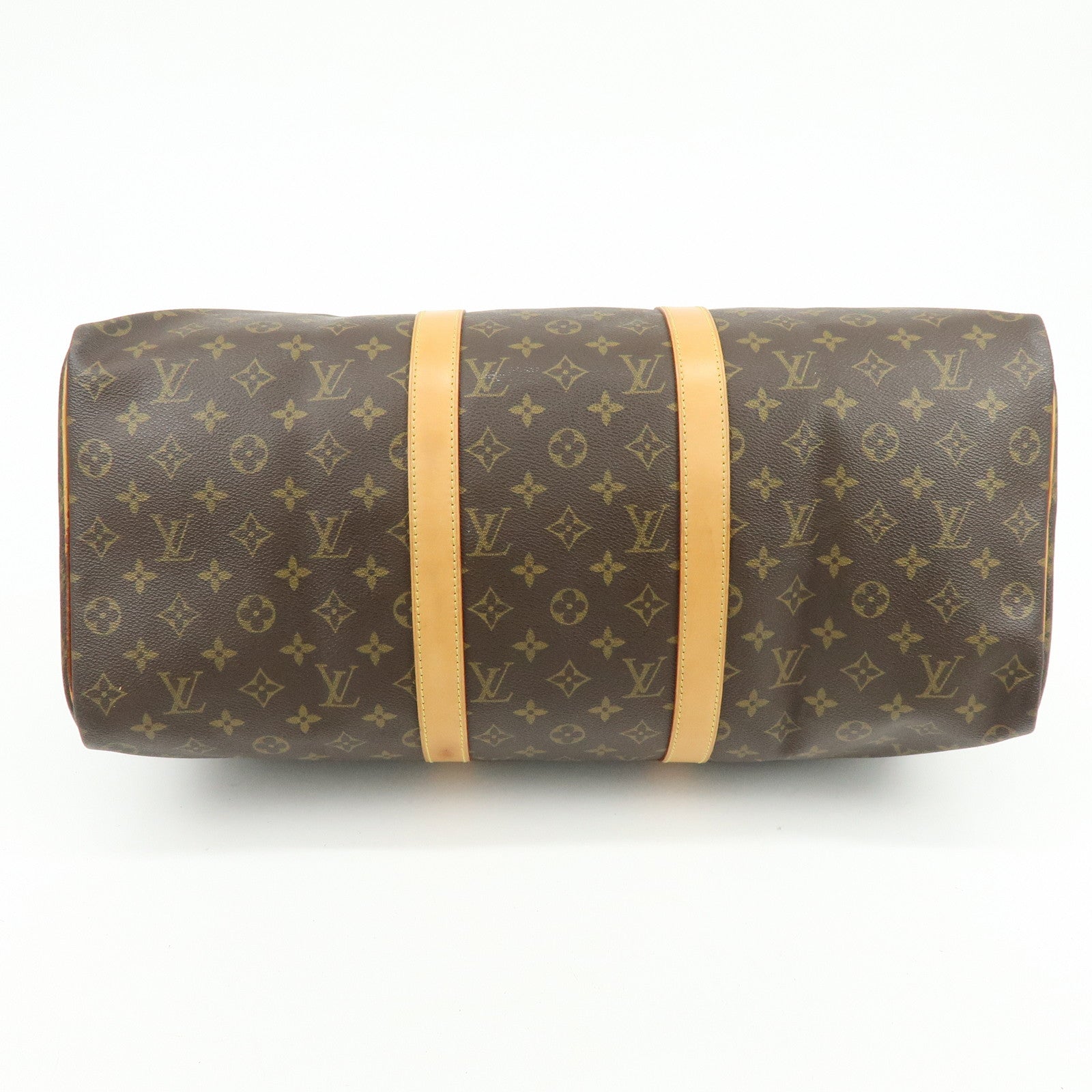 Louis Vuitton Monogram Keep All 50 Boston Bag Brown M41426