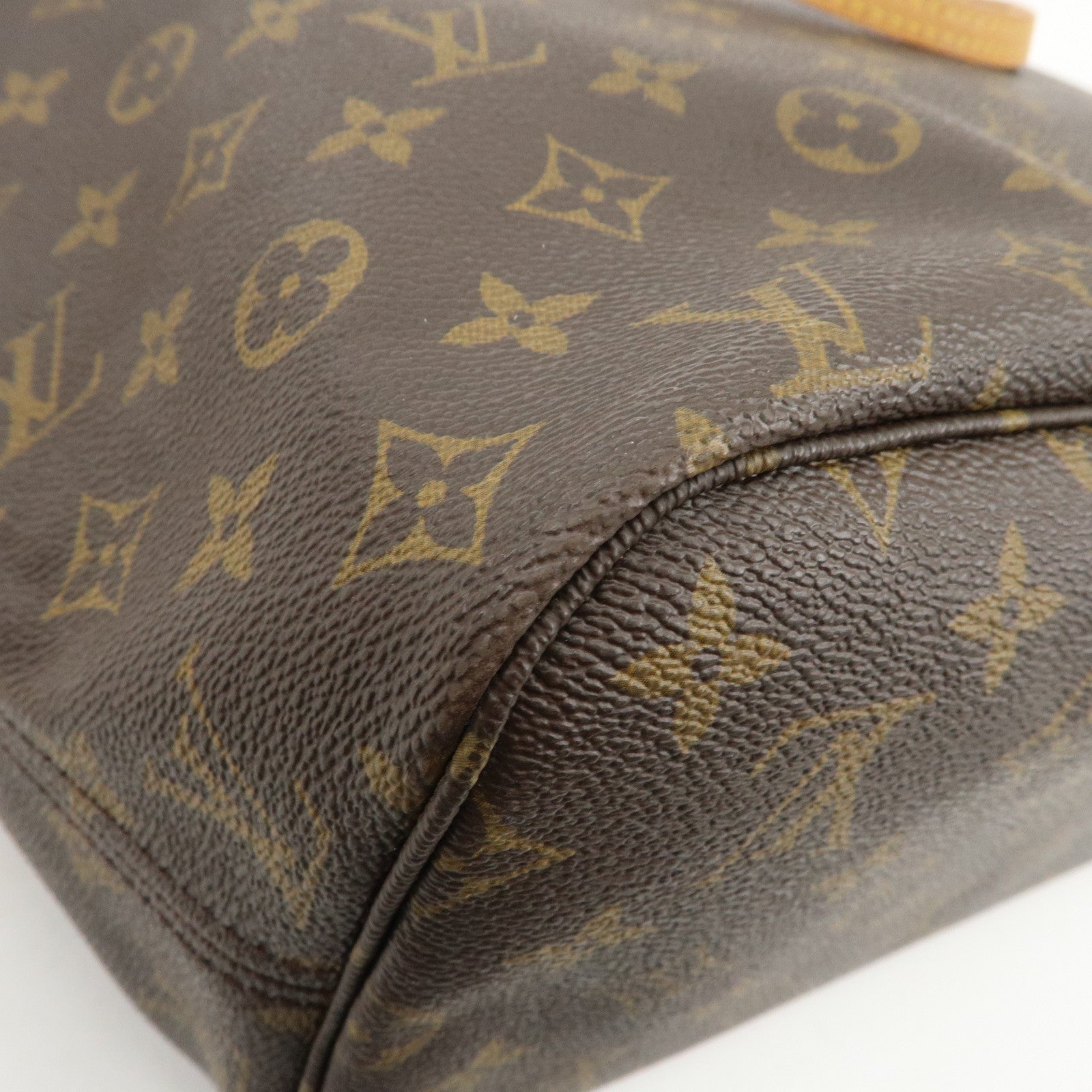 Louis Vuitton Monogram Neverfull MM Tote Bag Brown M40156 Used