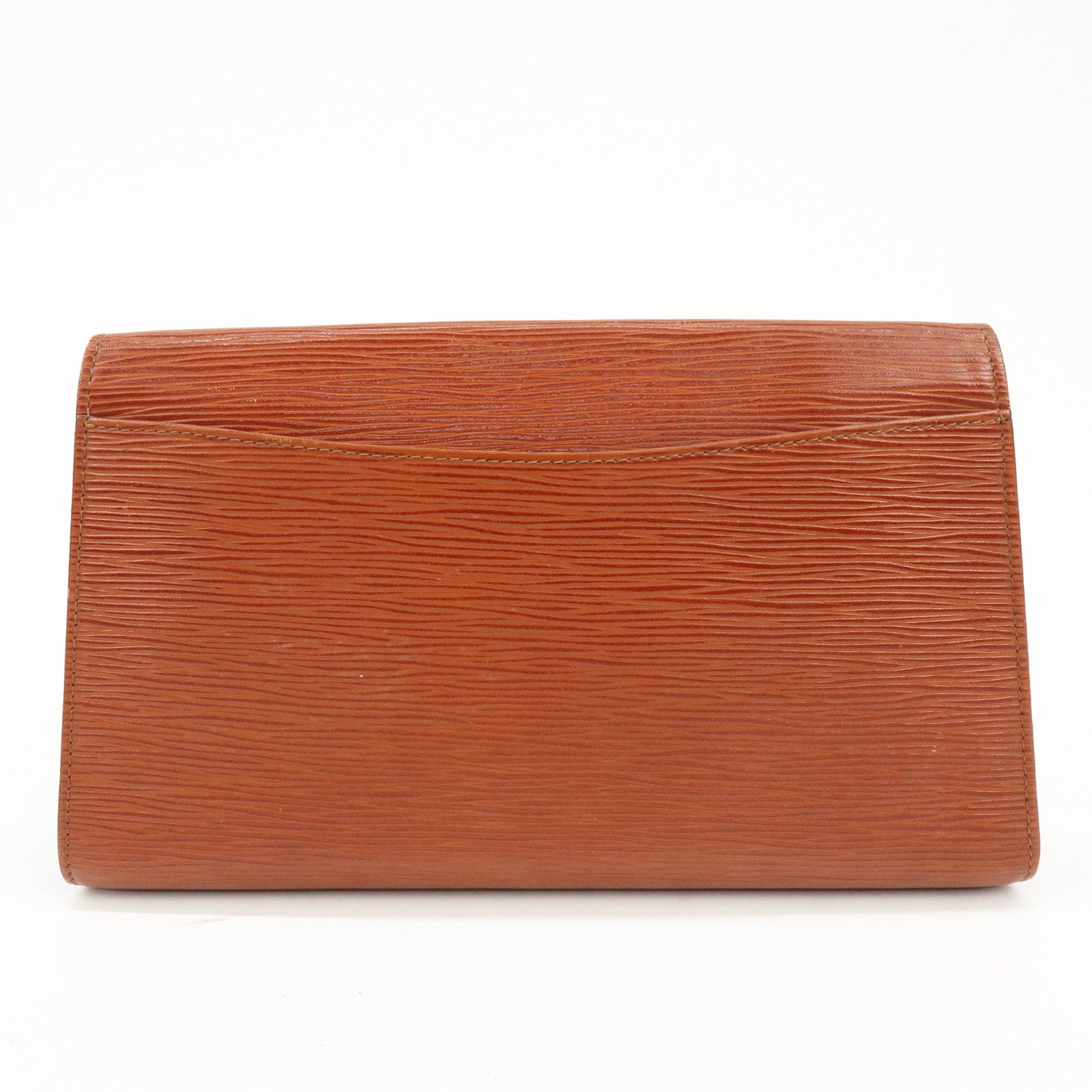Louis Vuitton Epi Leather Art Deco Clutch Bag Kenya Brown M52633