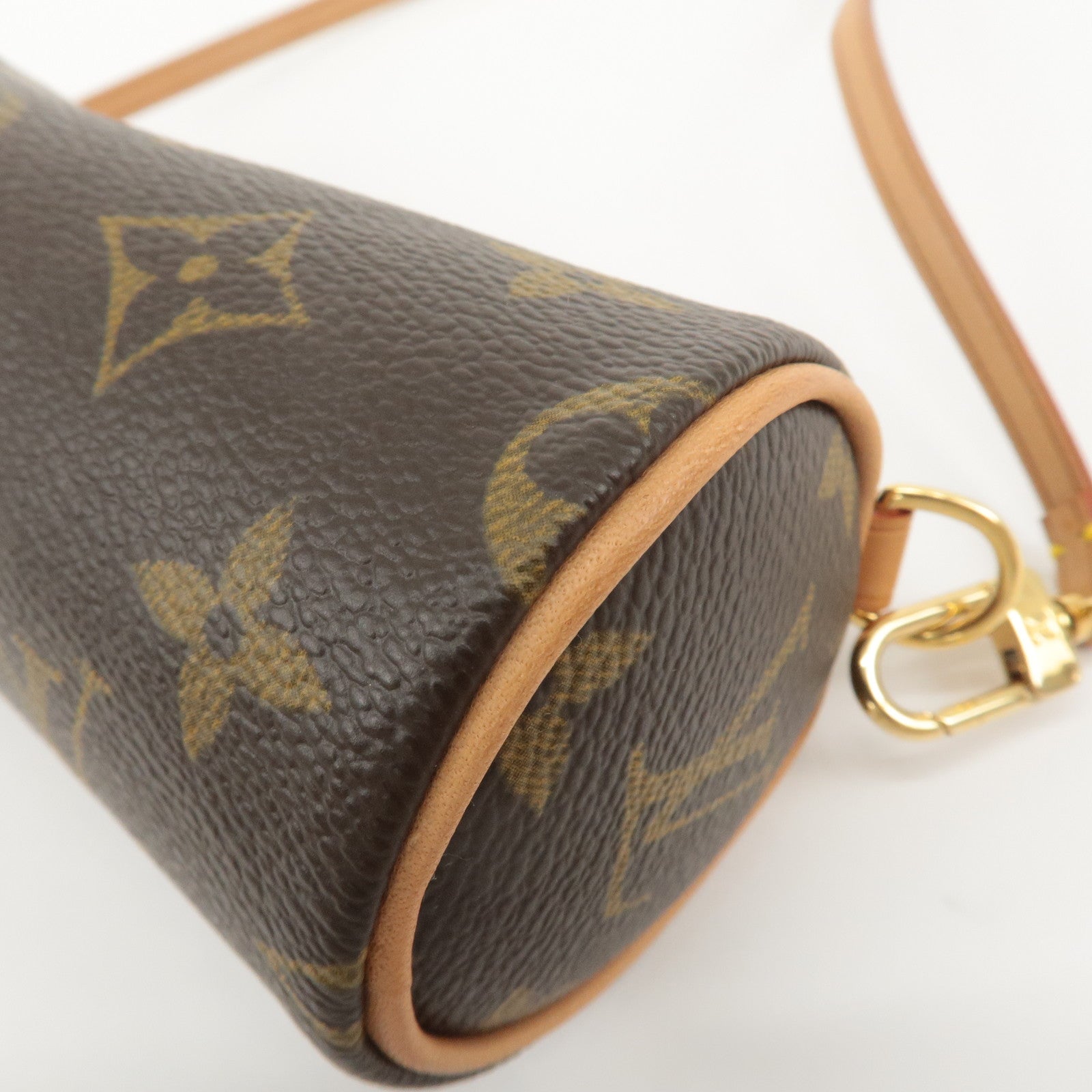 Louis Vuitton Monogram Mini Pouch for Papillon Bag Brown