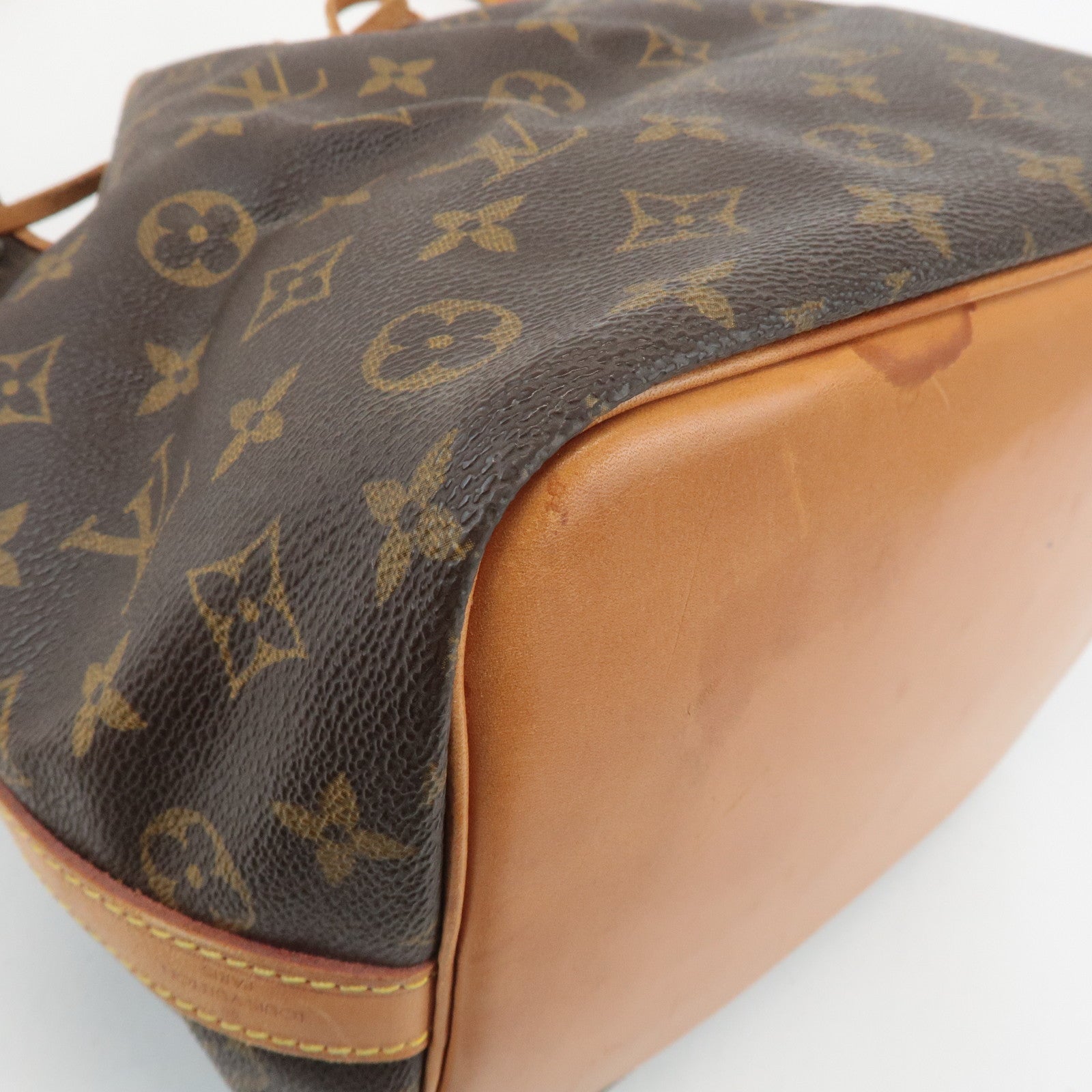 Louis Vuitton Monogram Petit Noe Shoulder Bag Brown M42226 Used