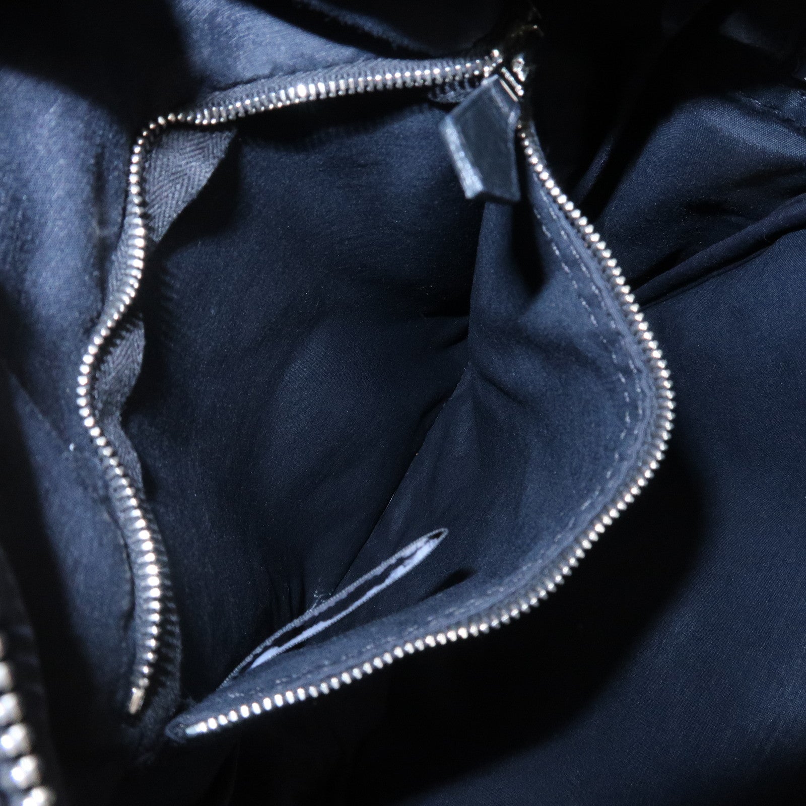 HERMES Toile Chevrons Leather Acapulco Bandouliere Shoulder Bag MM