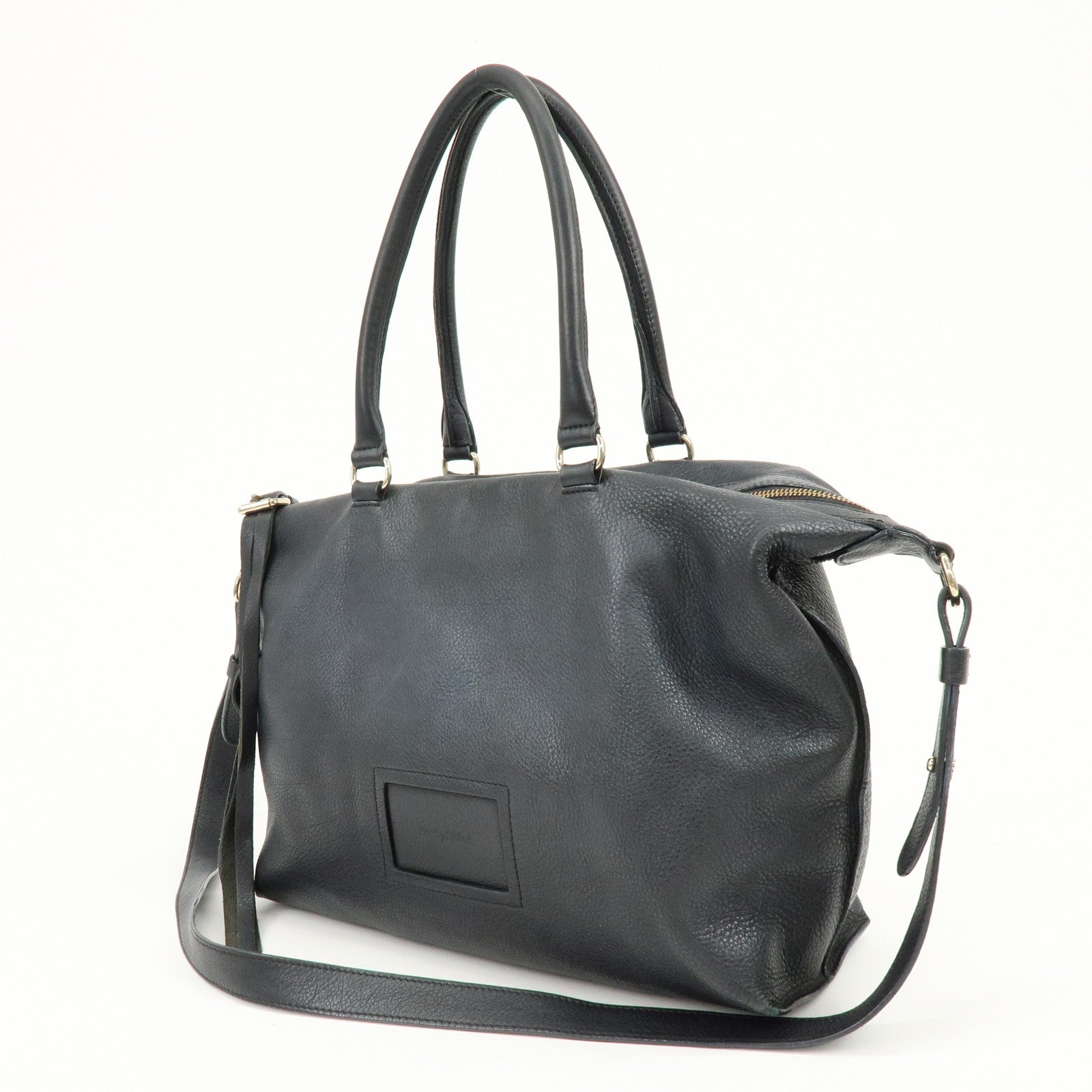 Chloe See By Chloe Leather 2Way Bag Shoulder Bag Hand Bag Black