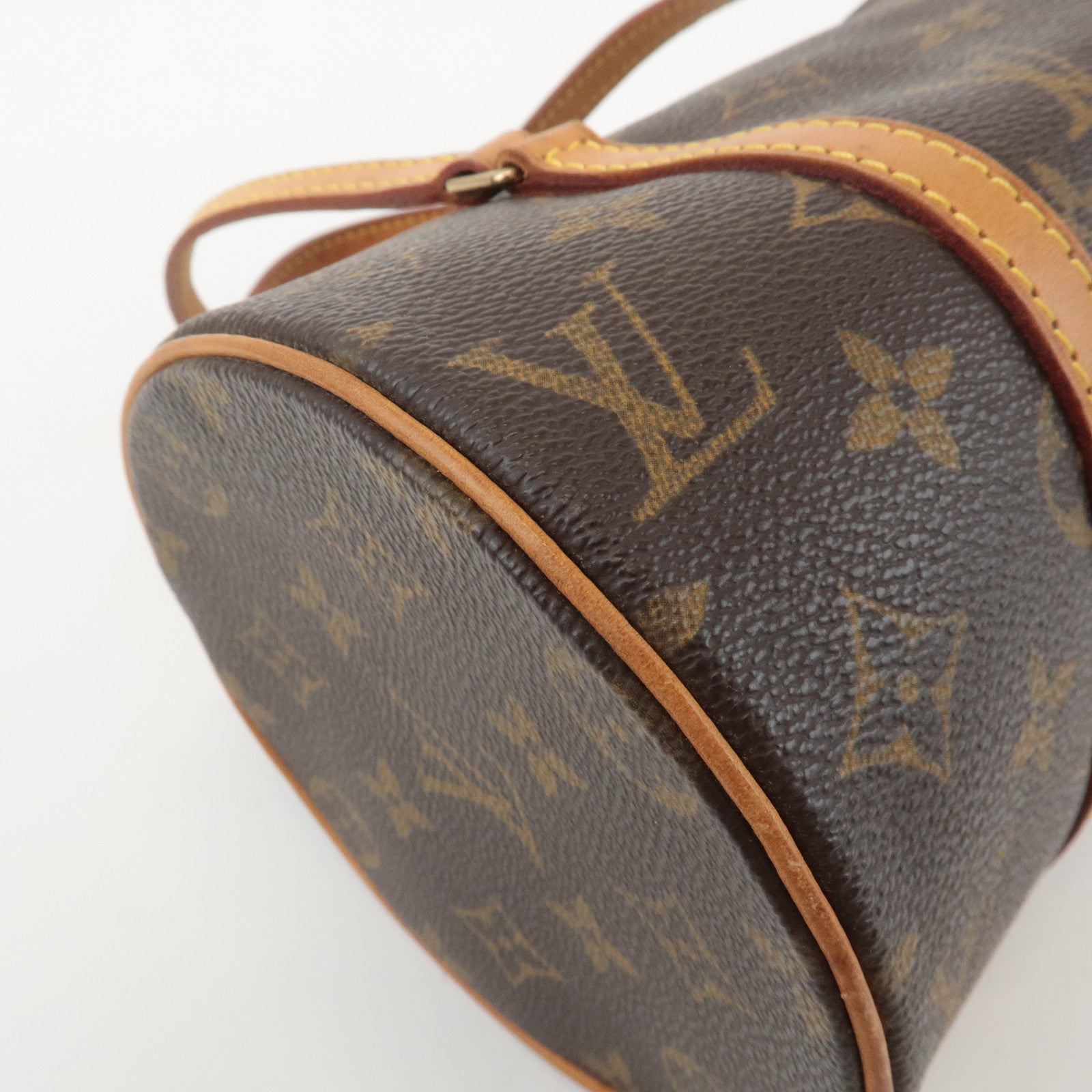 AuthLouis Vuitton Monogram Papillon 26 Hand Bag Brown New Style M51386