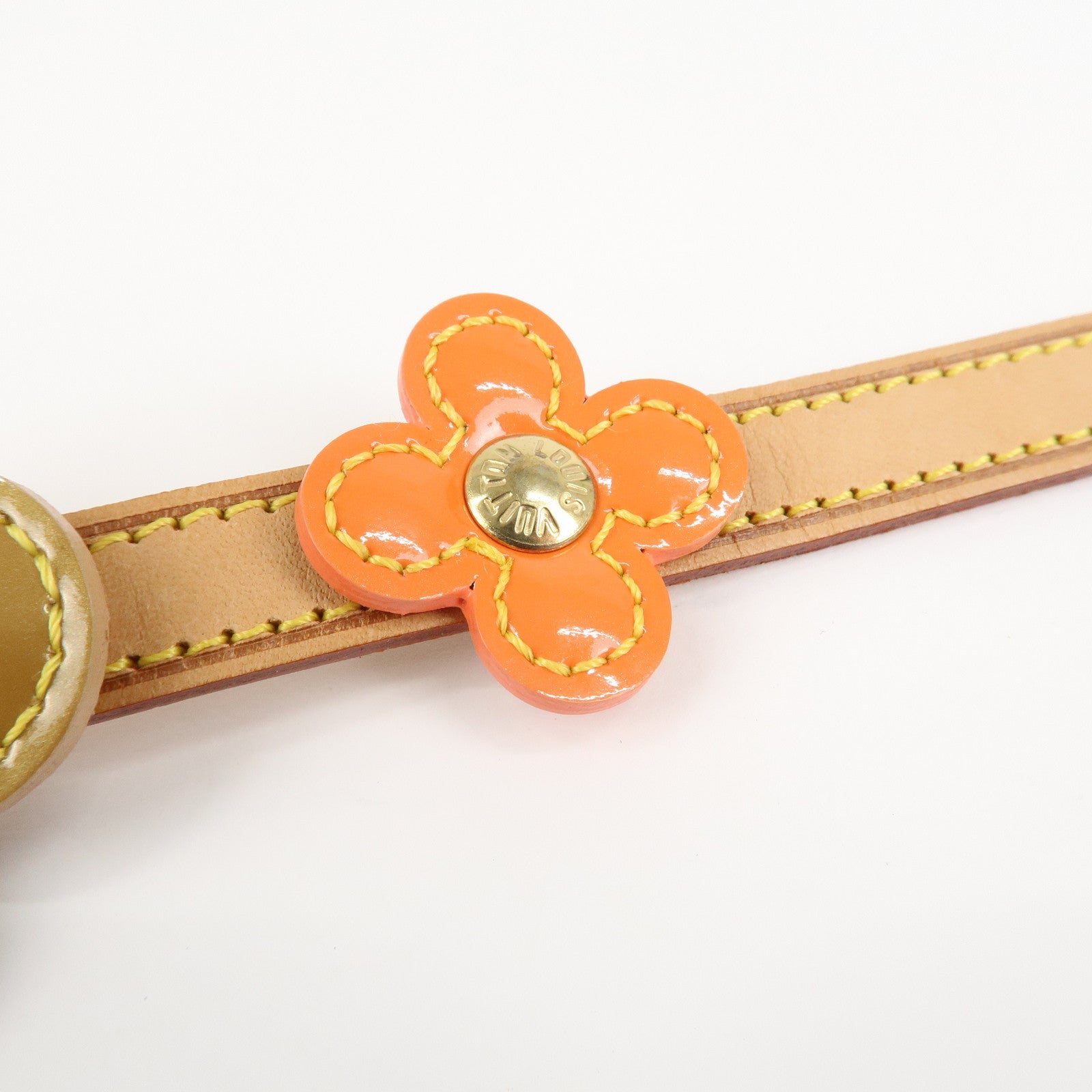 Louis Vuitton Flower Lexington Vernis Flower Belt M92255