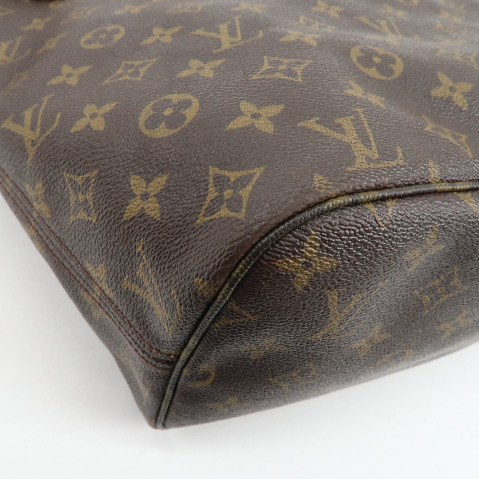 Louis Vuitton Monogram Neverfull MM Tote Bag Brown M40156