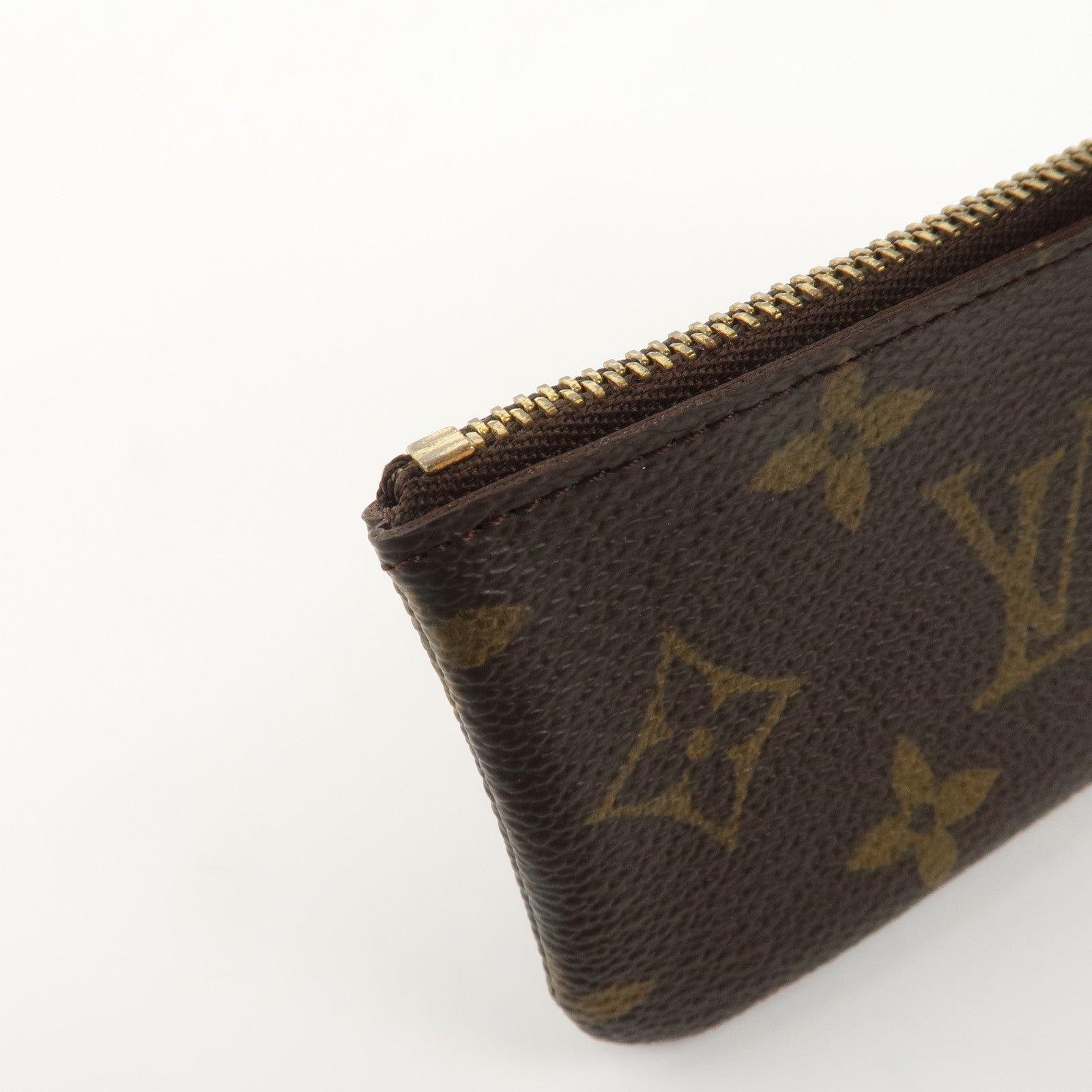 Louis Vuitton Monogram Pochette Cles Coin Case Key Case  M62650 Used