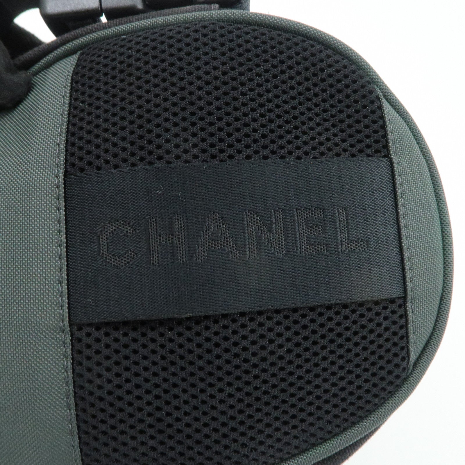 CHANEL COCO Mark Sport Canvas Shoulder Bag Black A23300