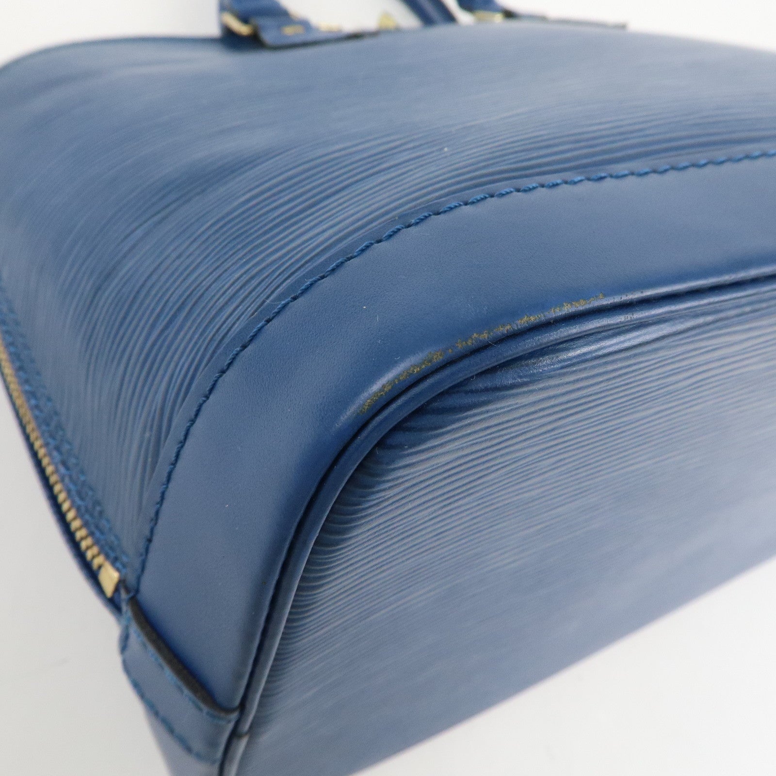 Louis Vuitton Epi Alma Hand Bag Toledo Blue M52145 Used