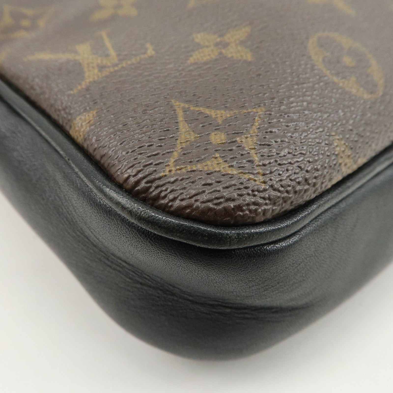 Louis Vuitton Monogram Macassar Bass MM Shoulder Bag M56715