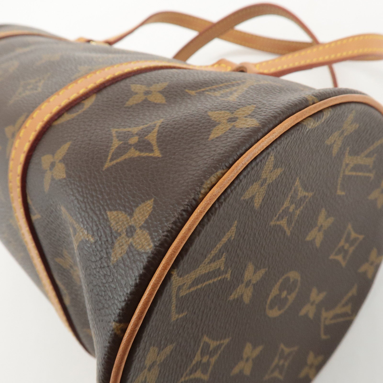 Louis Vuitton Monogram Papillon 30 Hand Bag New Style Brown M51385 Used