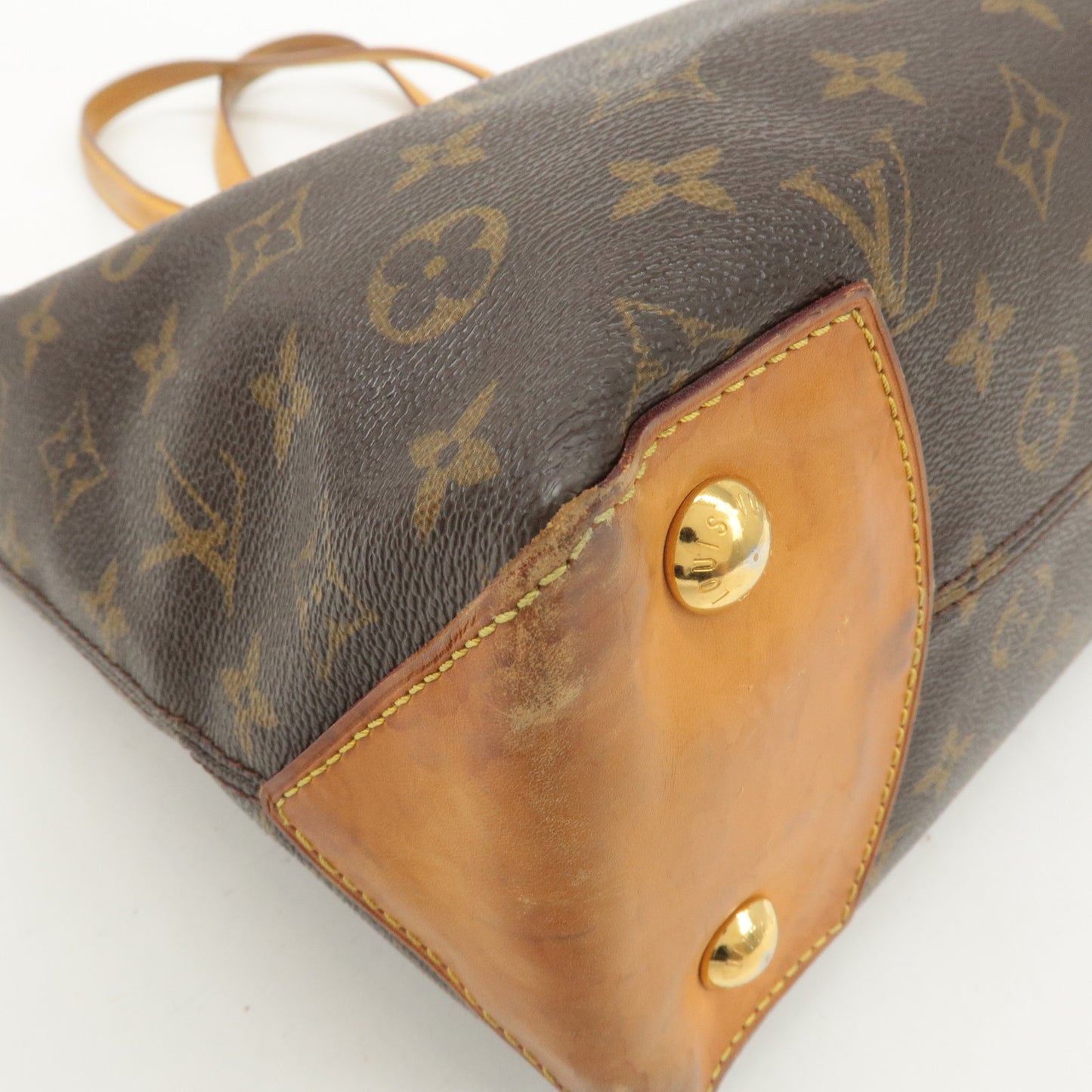 Louis Vuitton Monogram Wilshire MM Tote Bag Brown M45644