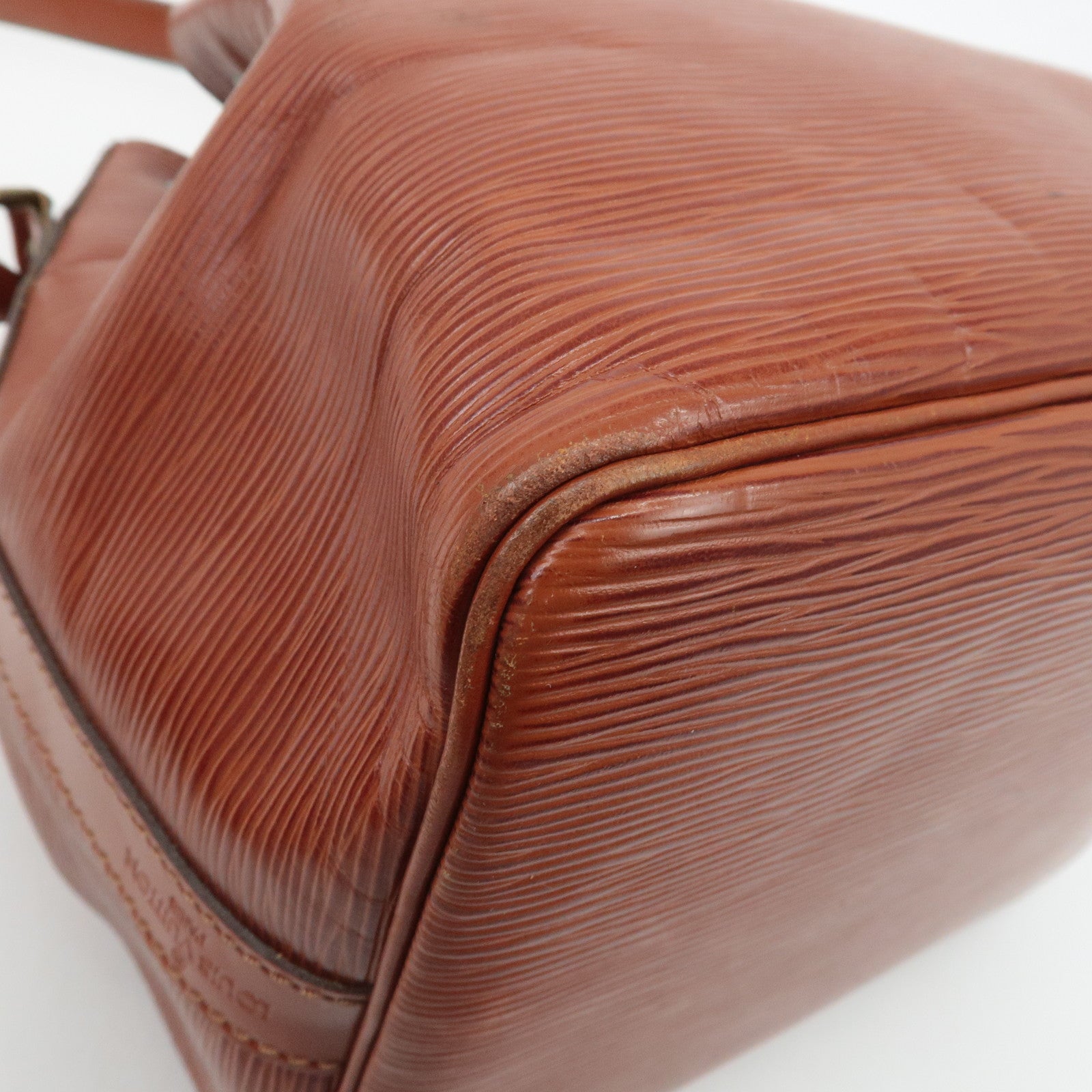 Louis Vuitton Epi Petit Noe Shoulder Bag Kenya Brown M44103 Used