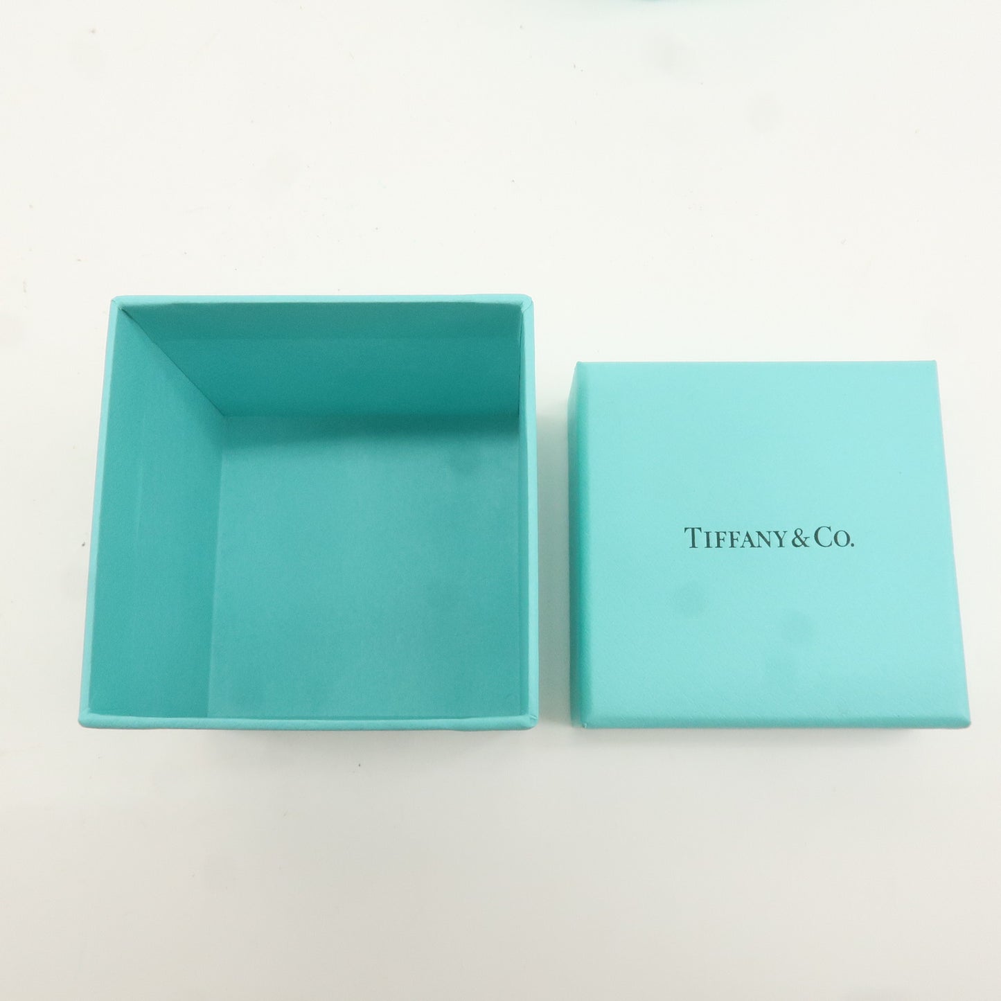 Tiffany&Co. Set of 2 Jewelry Box For Pair Rings Tiffany Blue