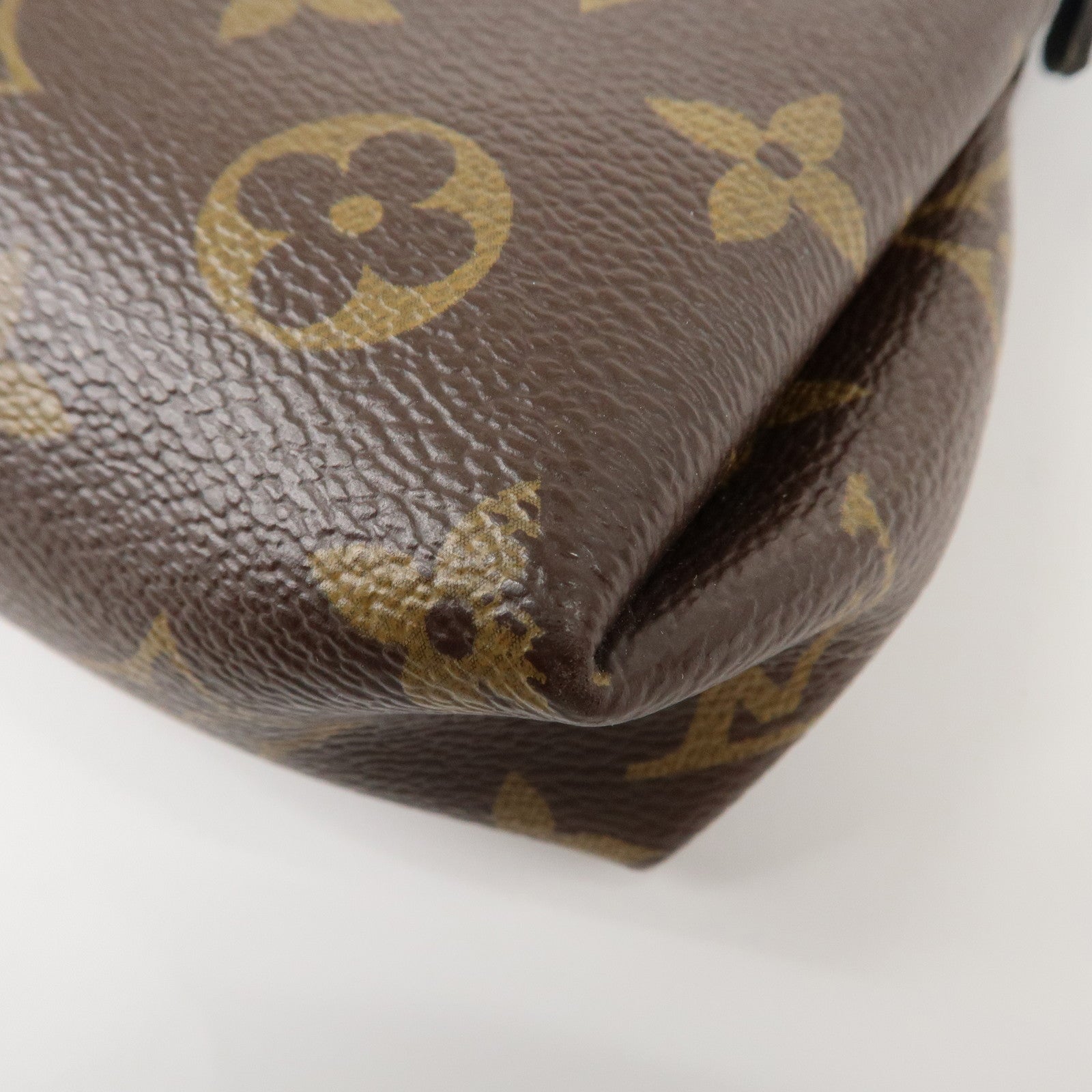 Louis Vuitton Monogram Pallas Clutch Bag Hand Bag Shoulder Strap