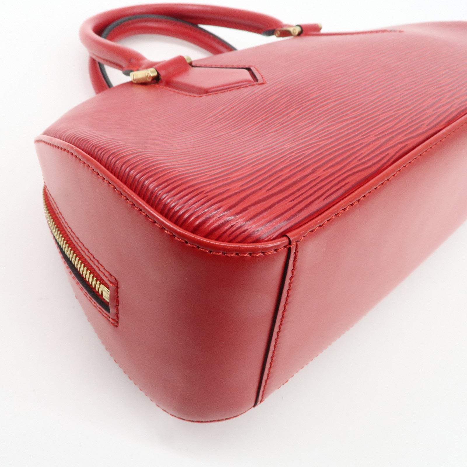 Louis Vuitton Epi Jasmine Hand Bag Castilian Red M52087