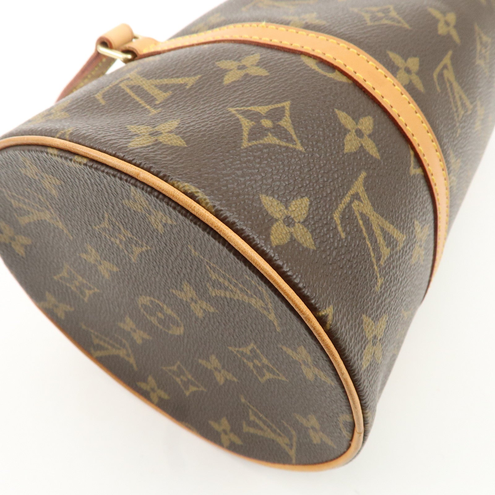 Louis Vuitton Monogram Papillon 30 Hand Bag Brown M51385