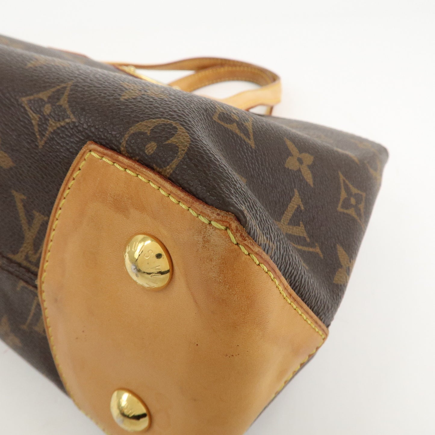 Louis Vuitton Monogram Wilshire PM Hand Bag Brown M45643