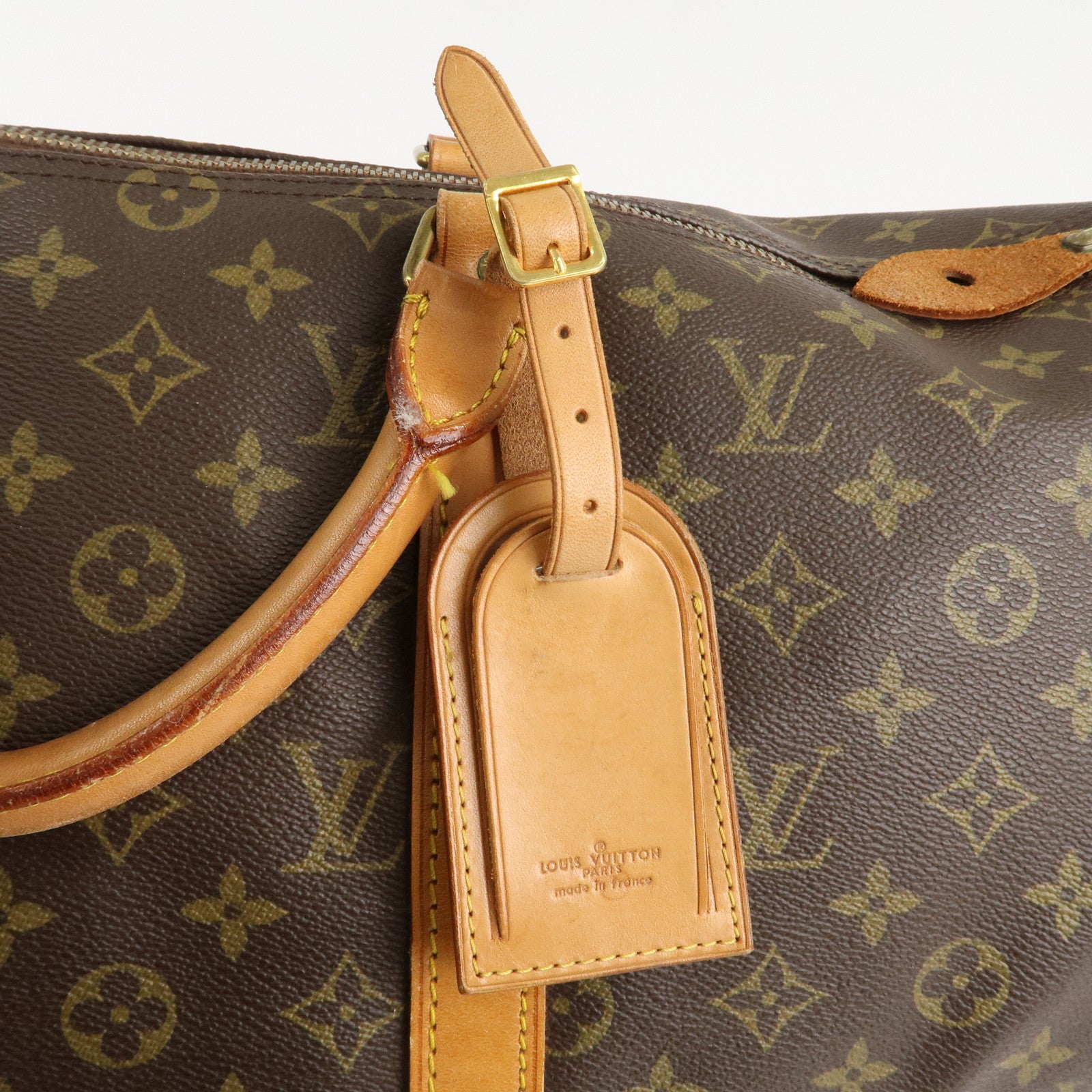 Louis Vuitton Monogram Keep All 50 Bag Boston Bag Brown M41426