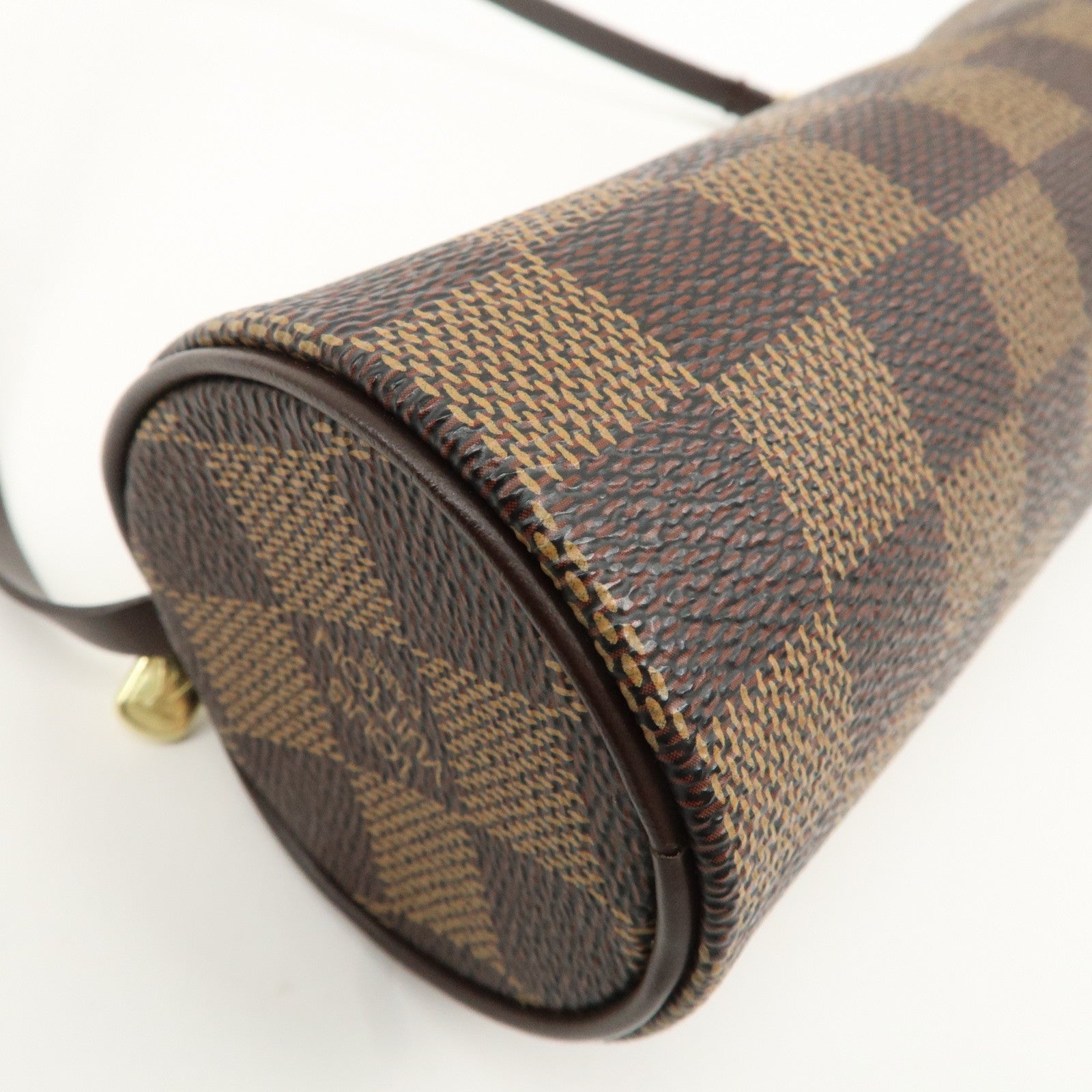 Louis Vuitton Damier Mini Pouch for Papillon Bag Brown Used