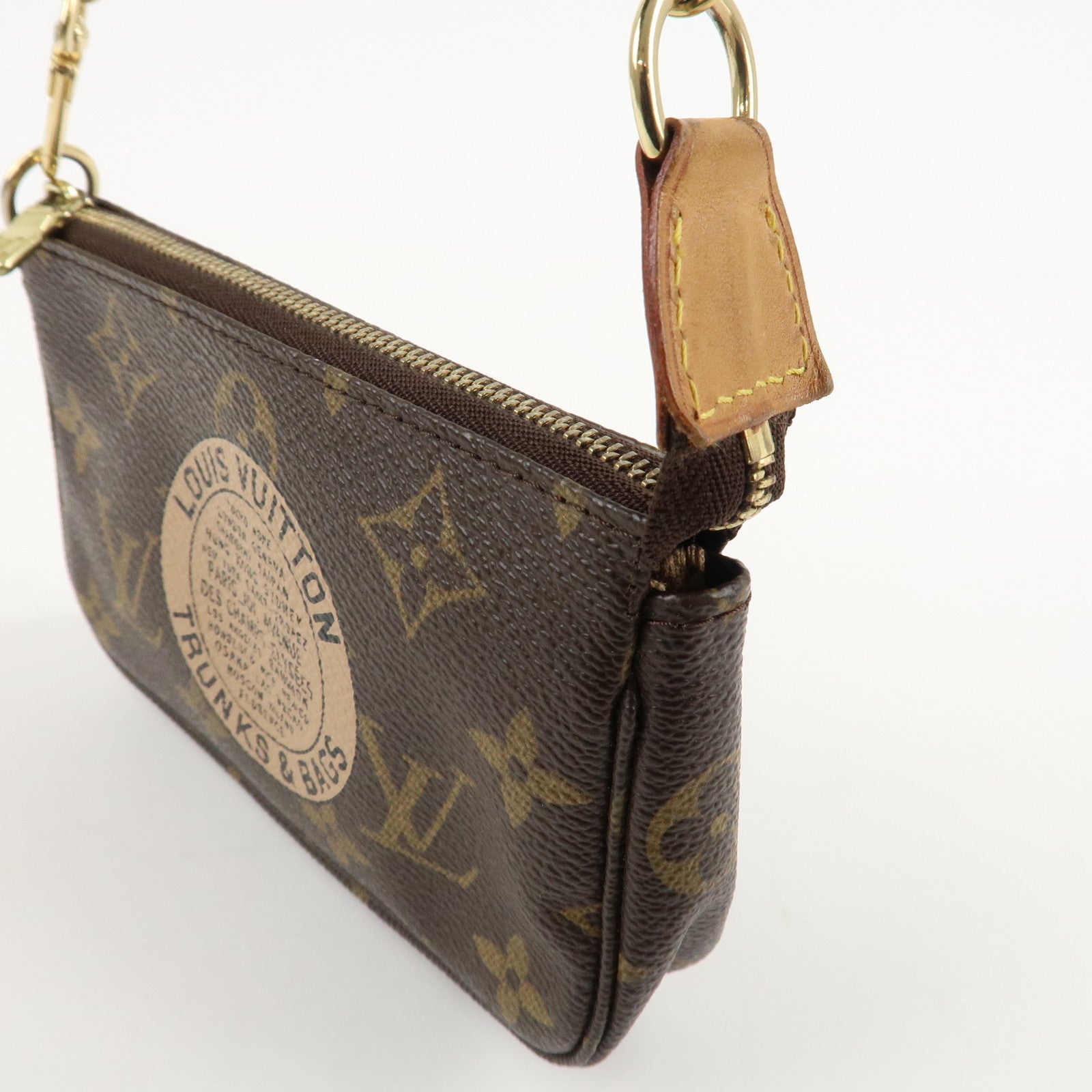 Louis Vuitton Monogram T&B Mini Pochette Accessoires Pouch M60153 Used