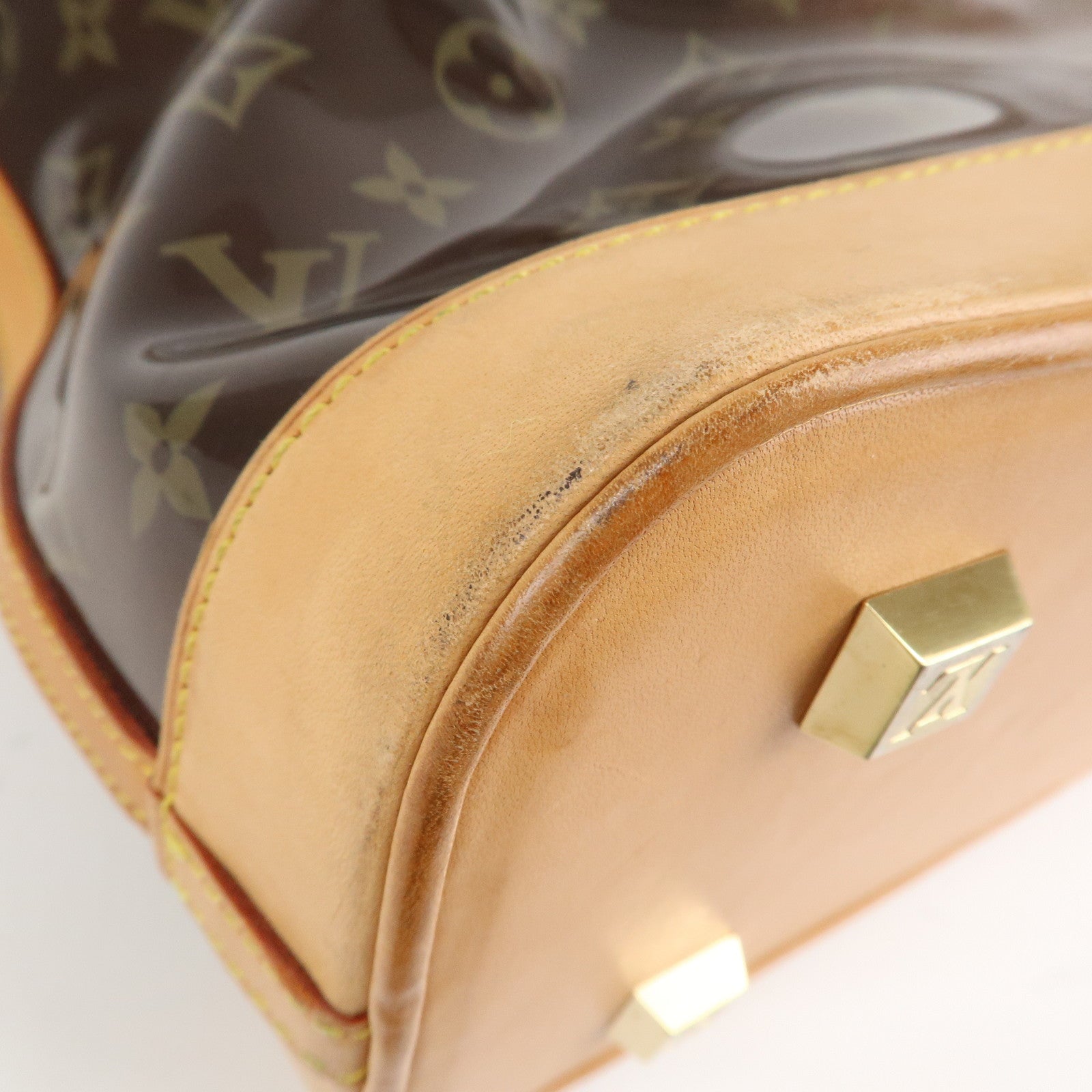 Louis Vuitton Monogram Vinyl Cabas Ambre MM Tote Bag M92501 Used