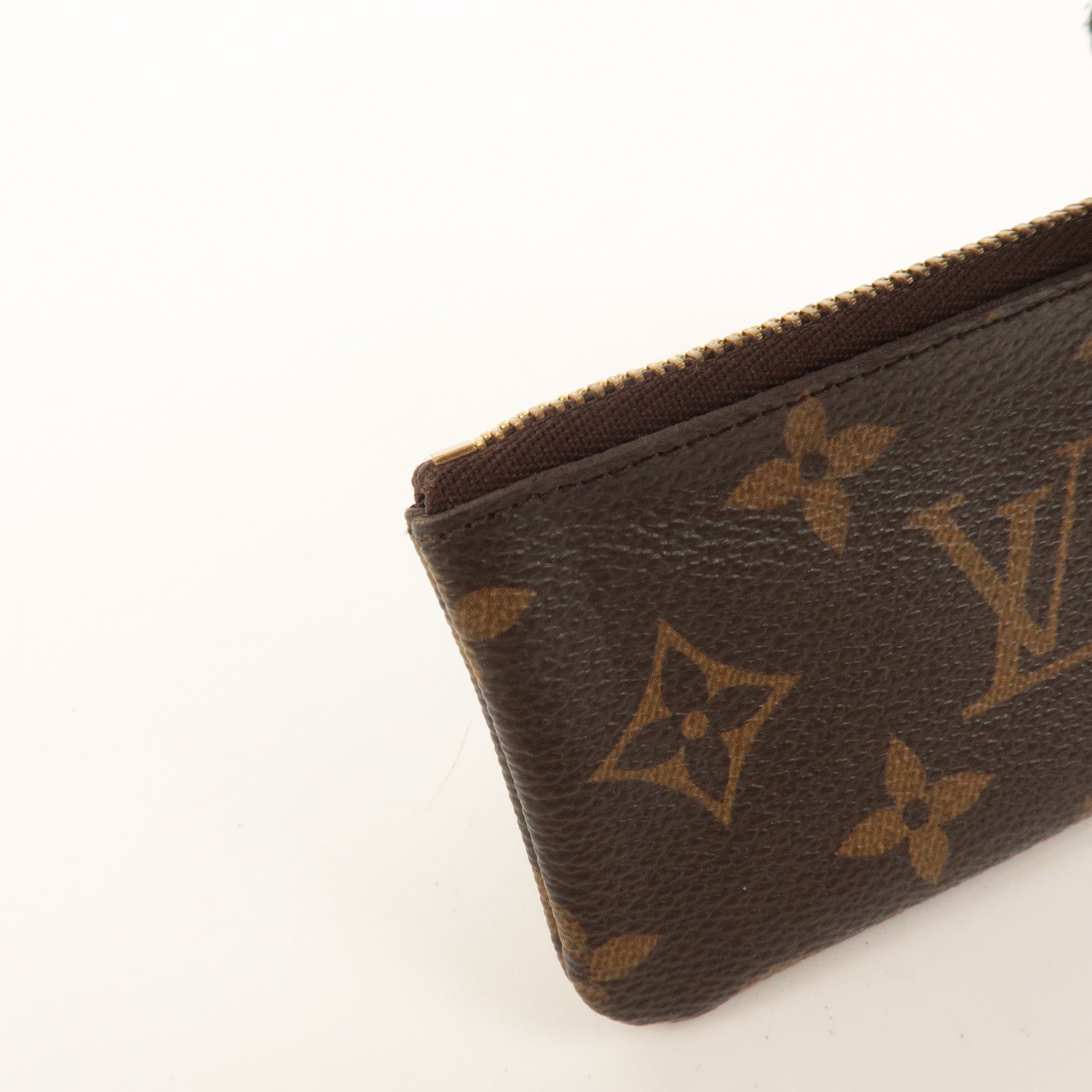 Louis Vuitton Monogram Pochette Cles Coin Case Key Case M62650