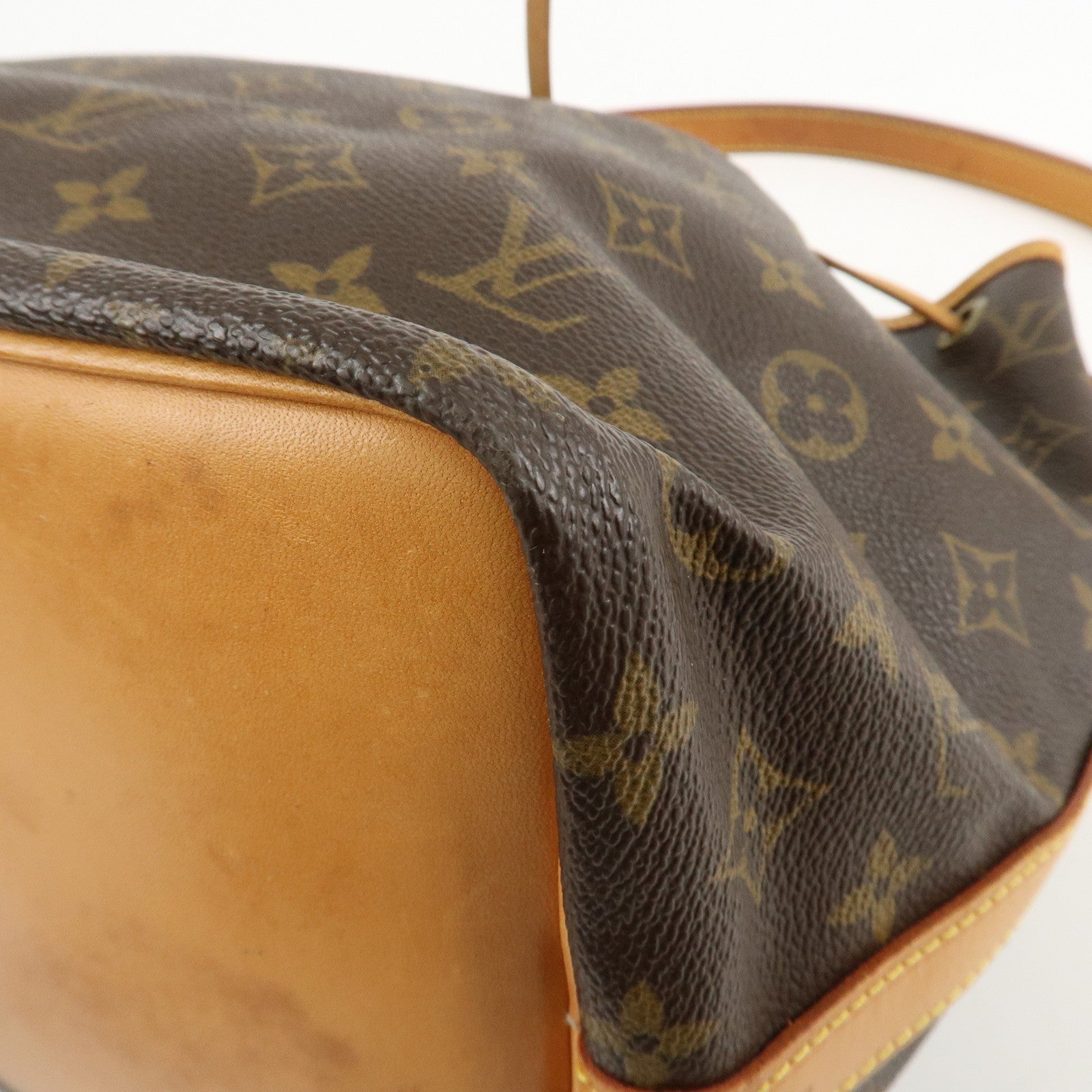 Louis Vuitton Monogram Petit Noe Shoulder Bag Brown M42226 Used