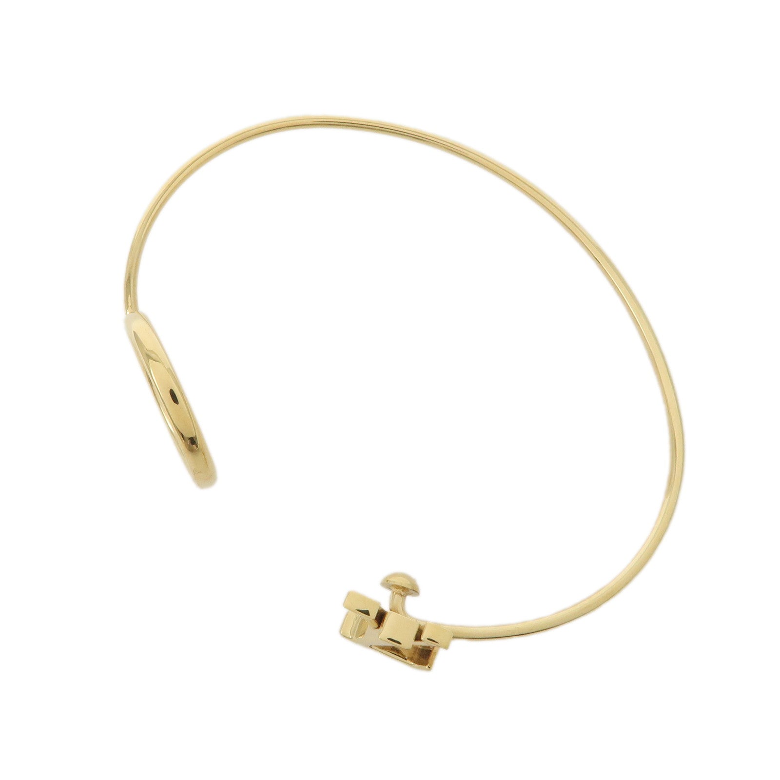 Louis Vuitton Bracelet Rigid LV Eclipse Bracelet Gold Ｍ00766