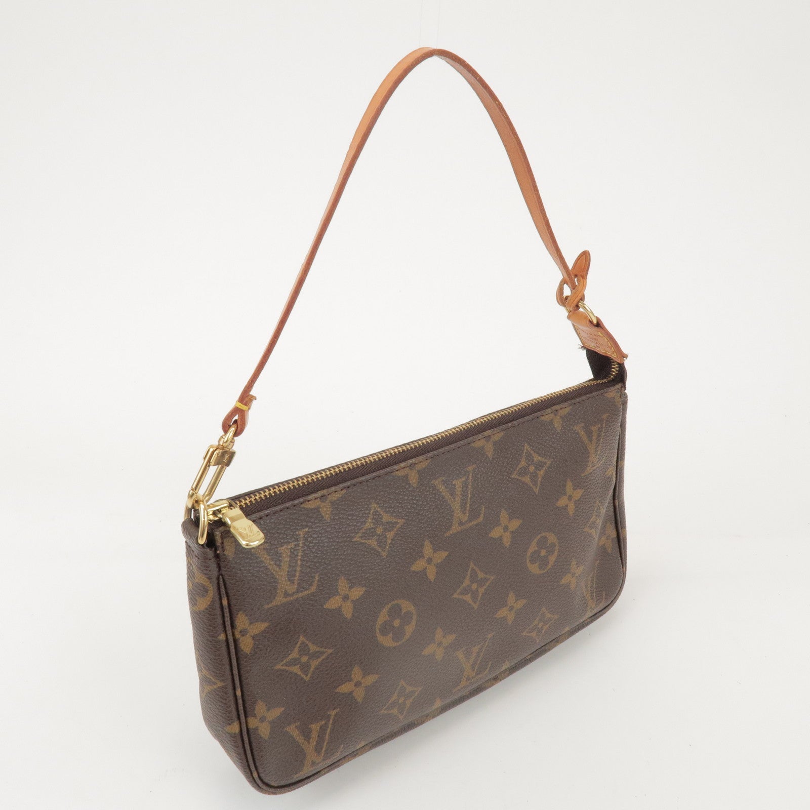 Louis Vuitton Monogram Pochette Accessoires Pouch Hand Bag M51980
