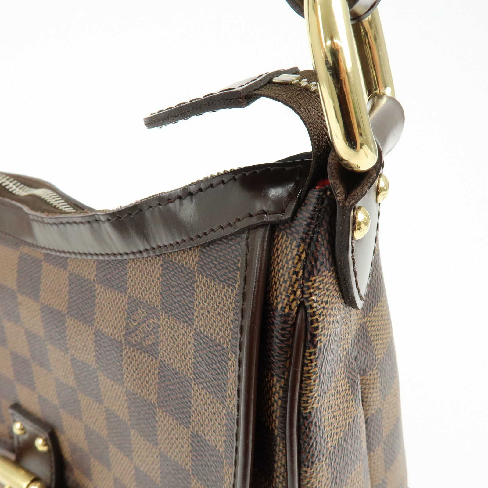 Louis Vuitton Damier Highbury Canvas Shoulder Bag Brown N51200